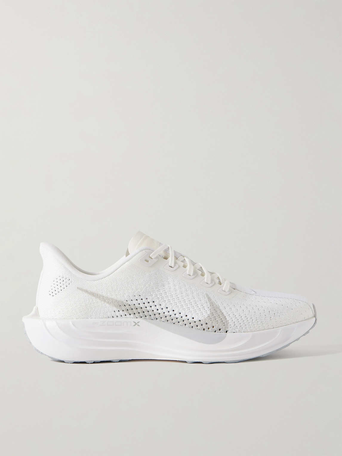 Pegasus Plus Canvas-Trimmed Flyknit Sneakers