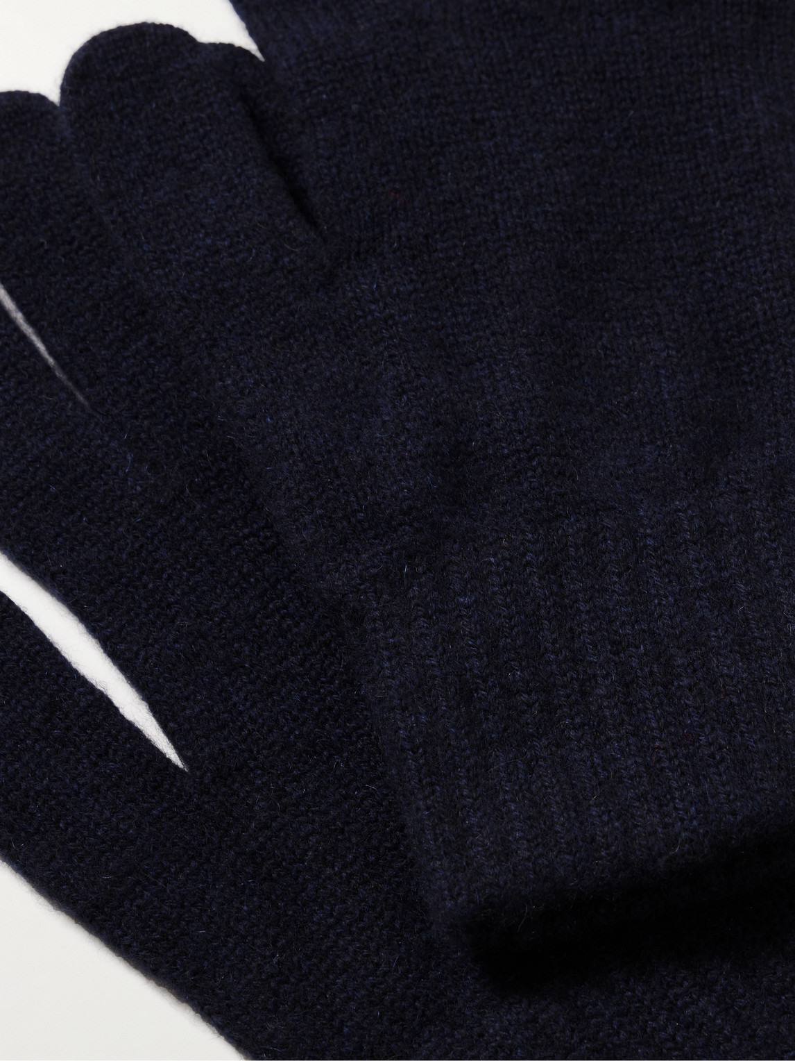 William Lockie Cashmere Gloves In Blue