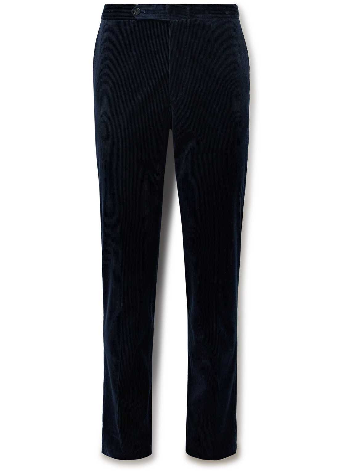 Slim-Fit Cotton-Blend Corduroy Trousers