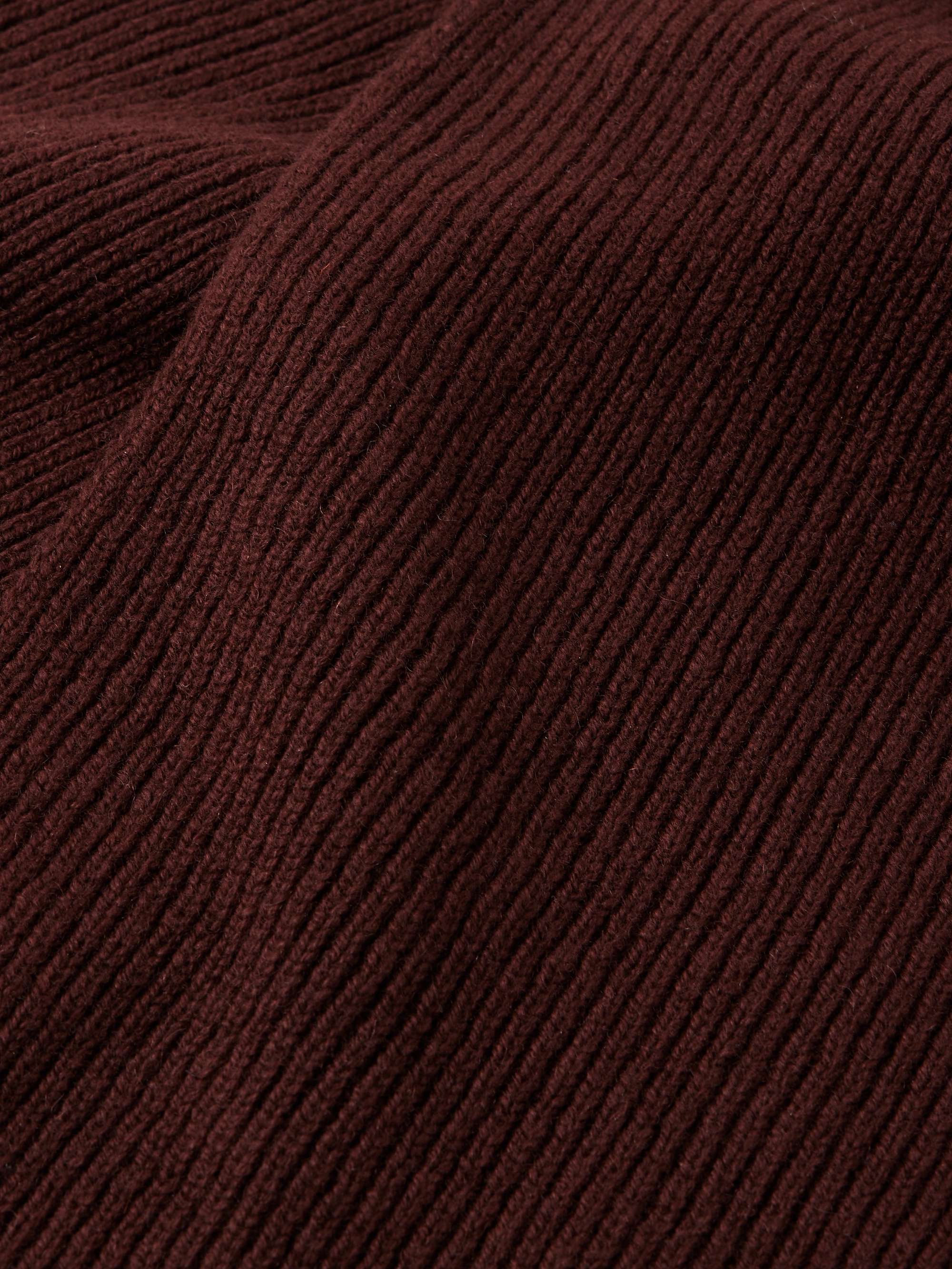 WILLIAM LOCKIE Ribbed Cashmere Scarf