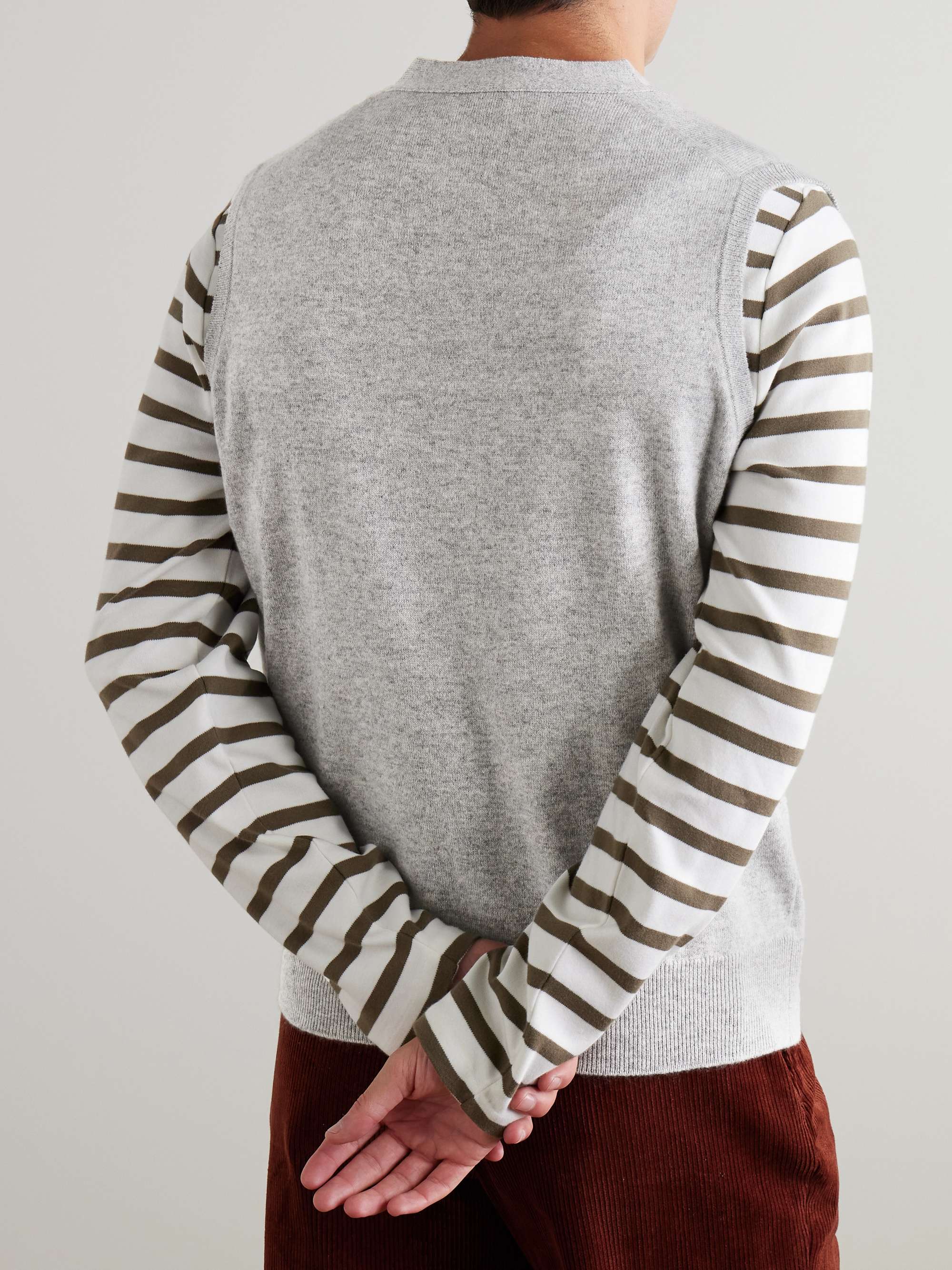 WILLIAM LOCKIE Gilet in cashmere Oxton