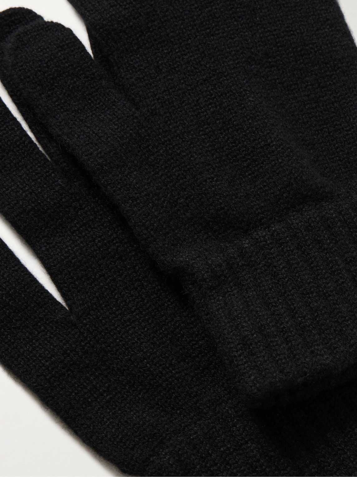 William Lockie Cashmere Gloves In Black