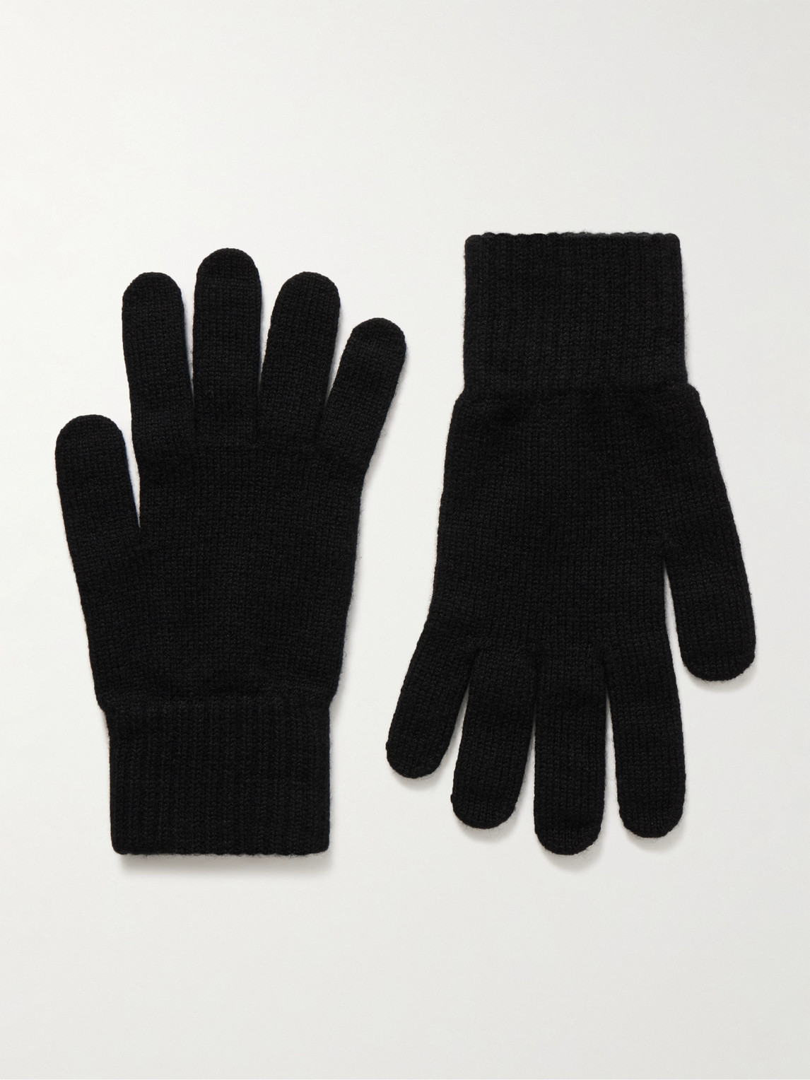 William Lockie Cashmere Gloves In Black