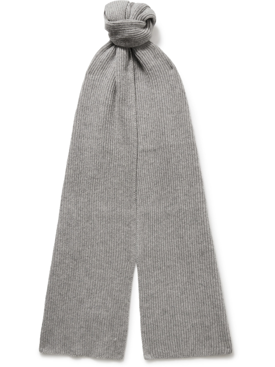 Ribbed Cashmere Scarf