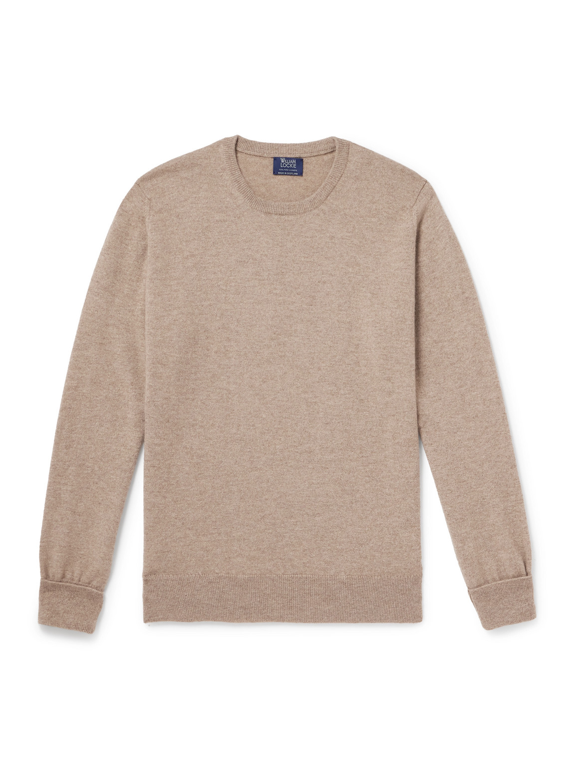 William Lockie Oxton Cashmere Jumper In Neutrals