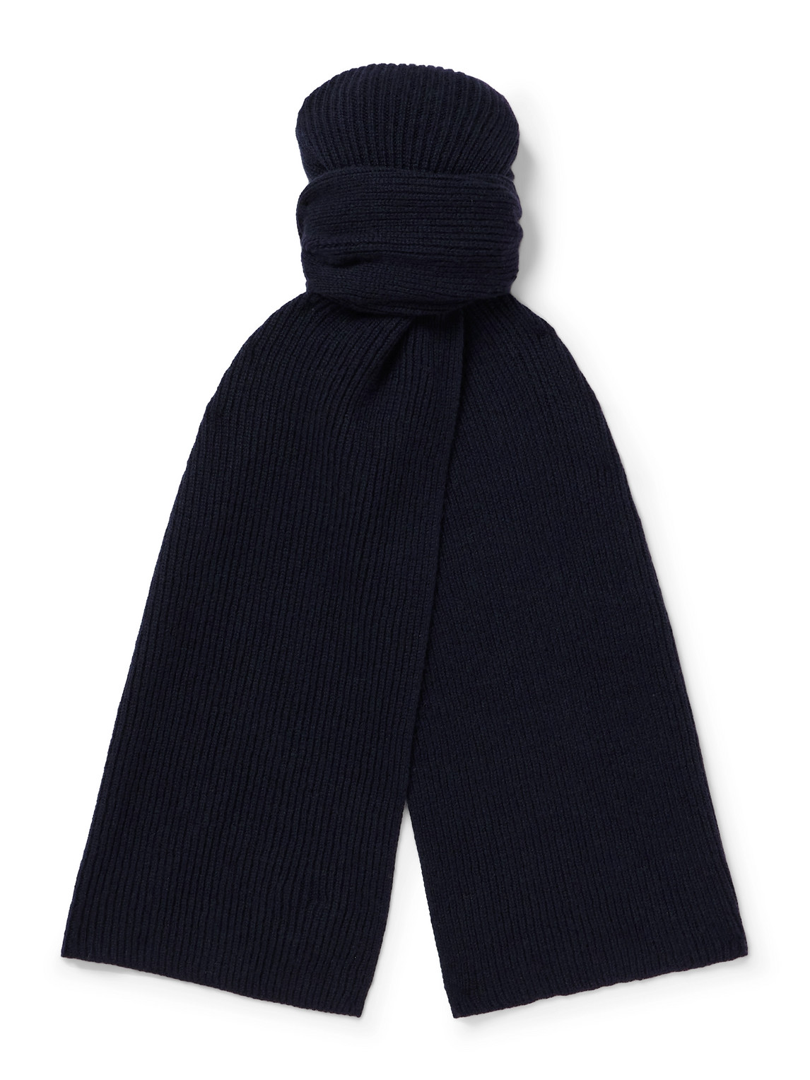 Ribbed Cashmere Scarf