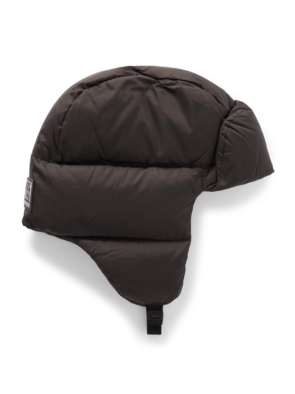 66 North Dyngja Logo-appliquéd Quilted Recycled-shell Down Trapper Cap In Brown