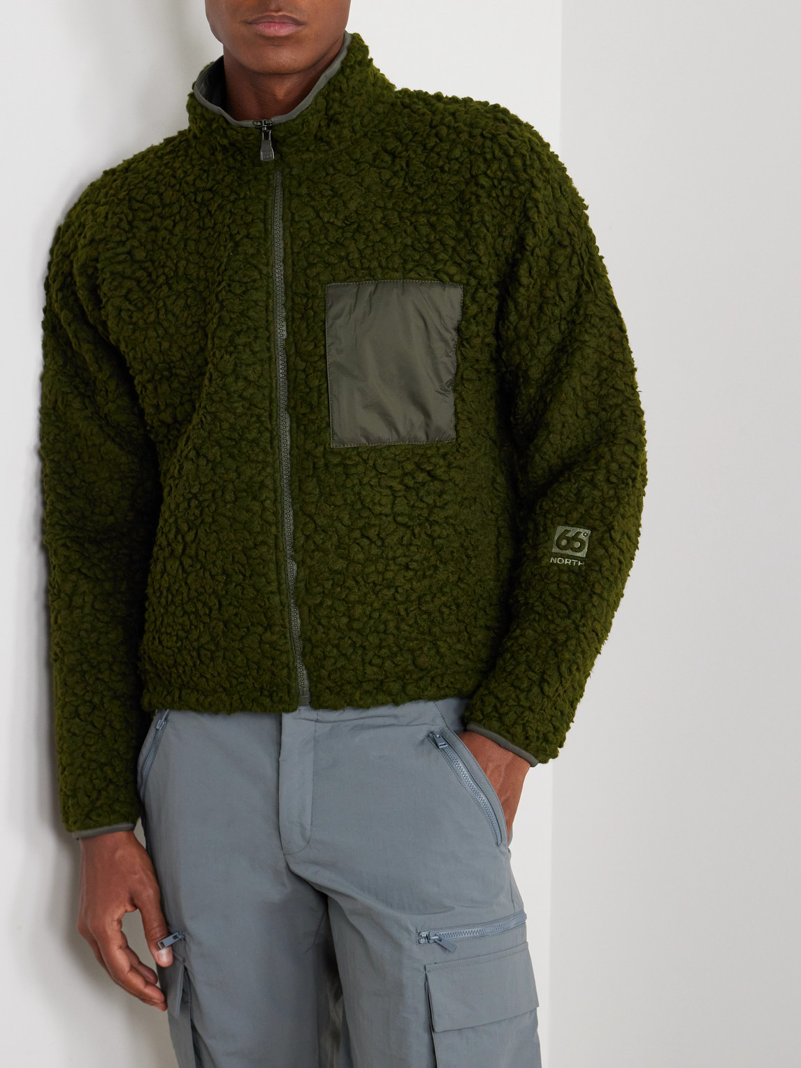 66 North - Varmahlid Ripstop-Trimmed Fleece Jacket - Curated Menswear