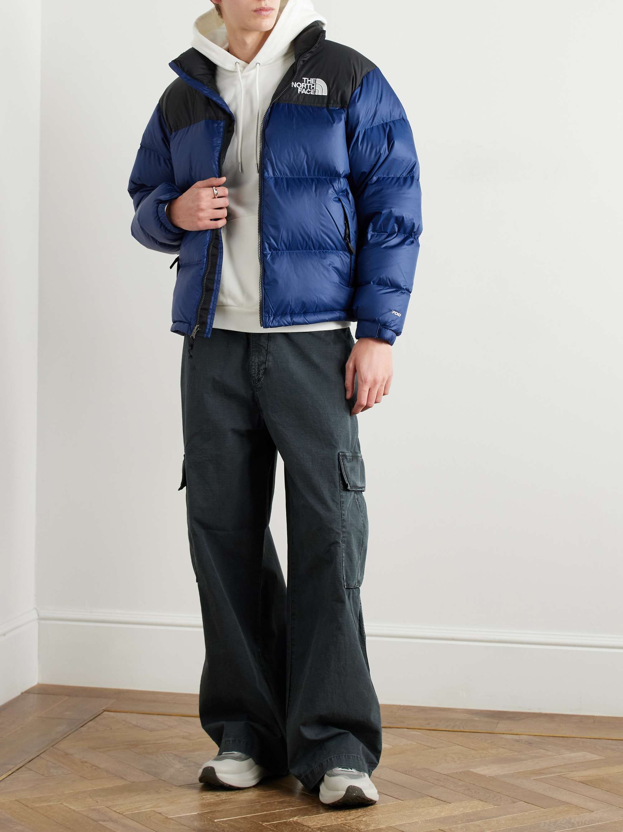 THE NORTH FACE 1996 Retro Nuptse Floral-Print Quilted DWR-Coated Shell Down Jacket