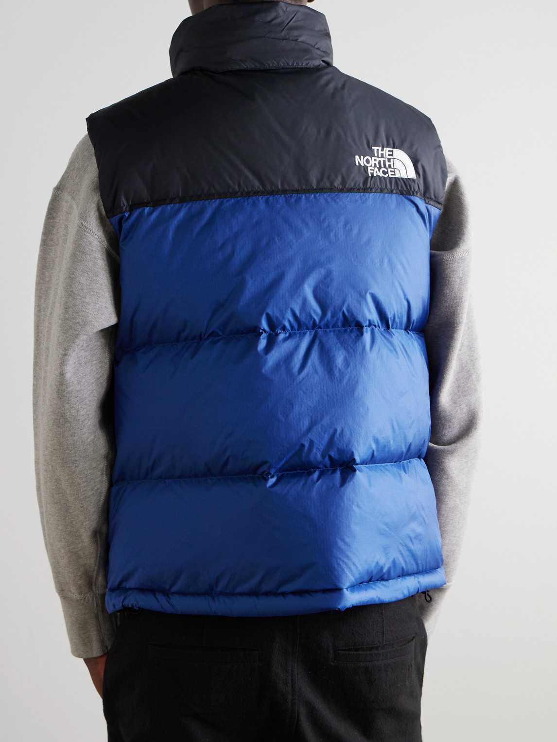 THE NORTH FACE 1996 RETRO NUPTSE QUILTED RECYCLED-RIPSTOP AND SHELL HOODED DOWN GILET