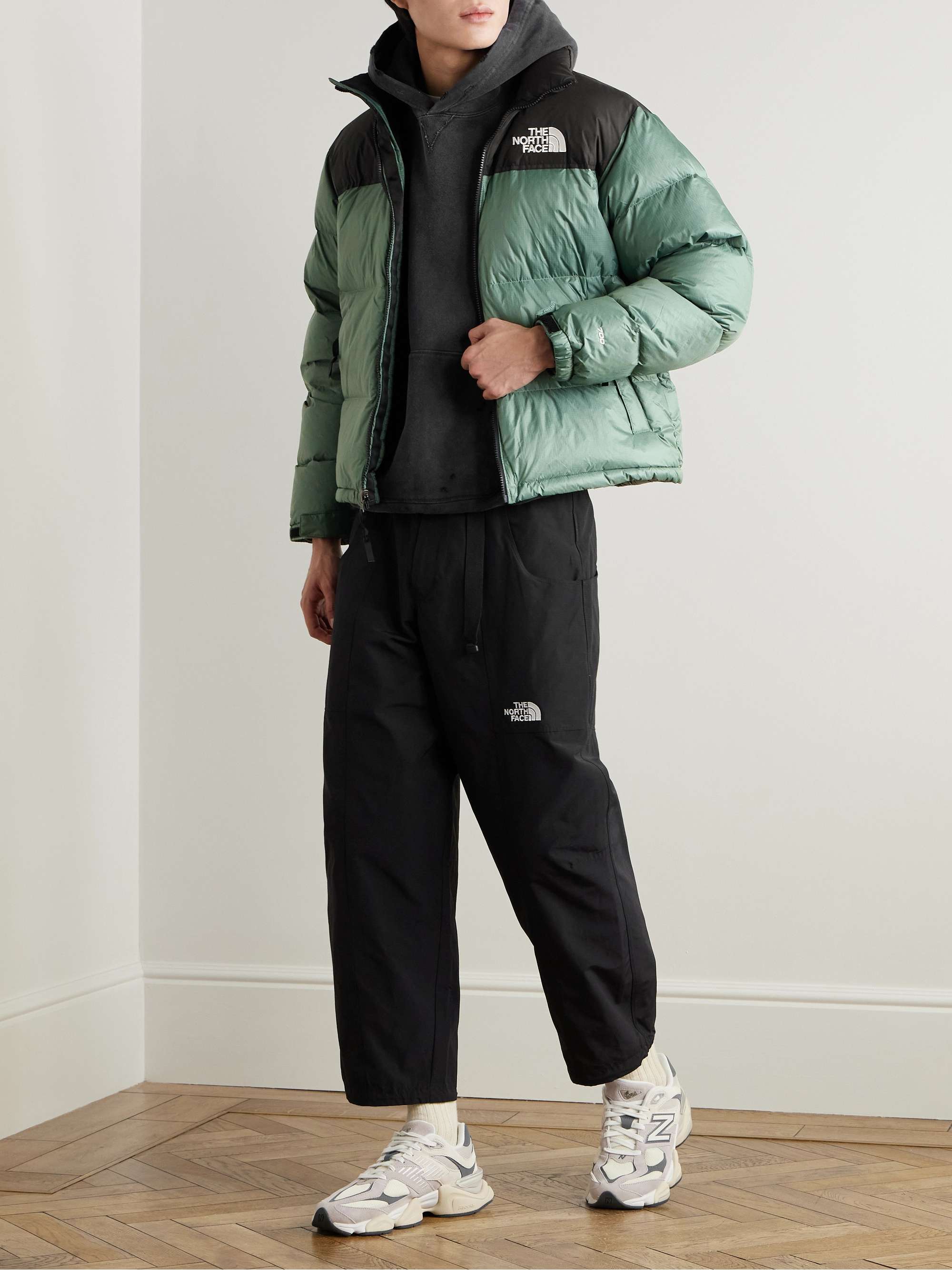 THE NORTH FACE 1996 Retro Nuptse Floral-Print Quilted DWR-Coated Shell Down Jacket
