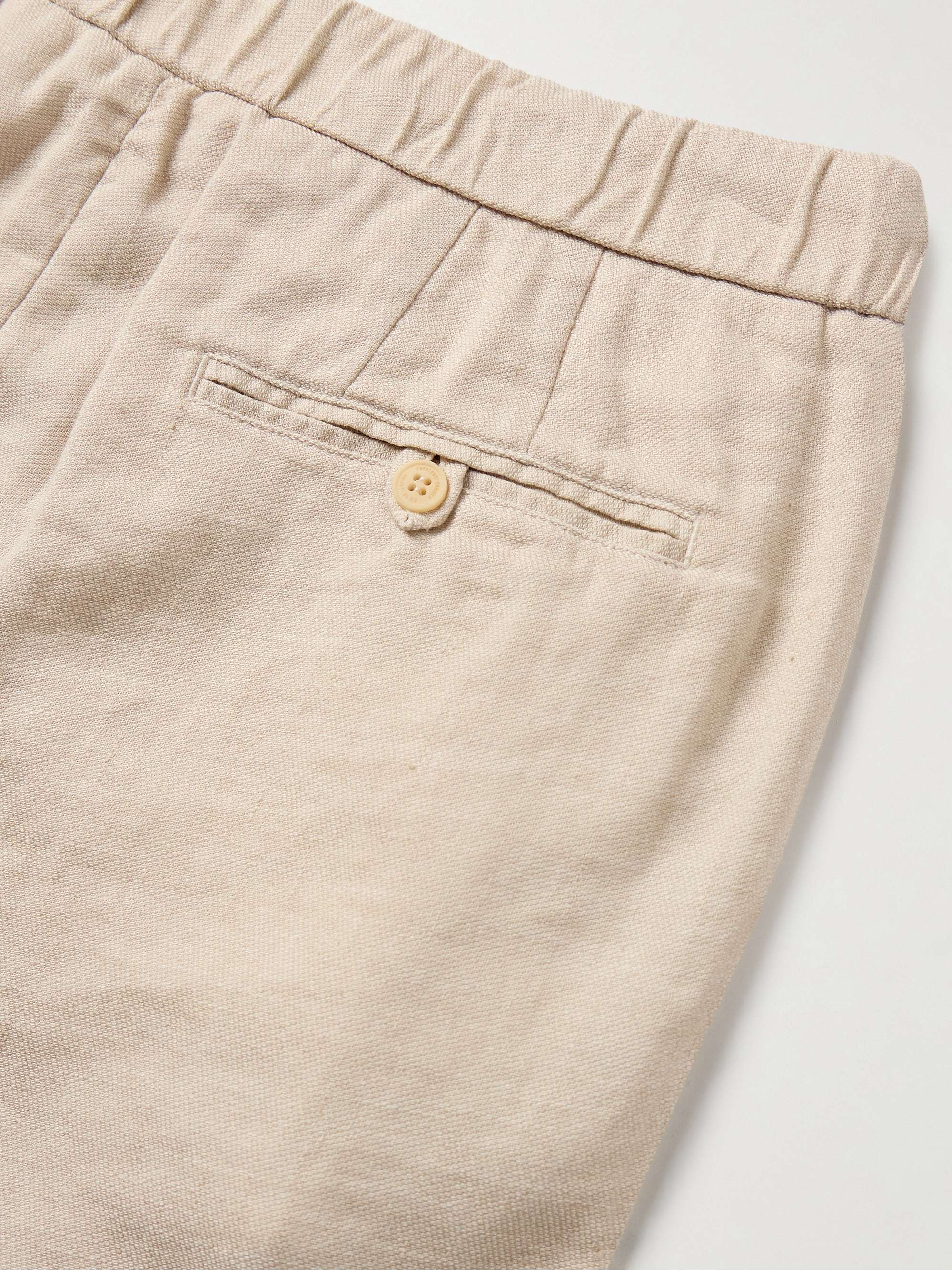 FRESCOBOL CARIOCA Felipe Slim-Fit Linen and Cotton-Blend Drawstring Shorts