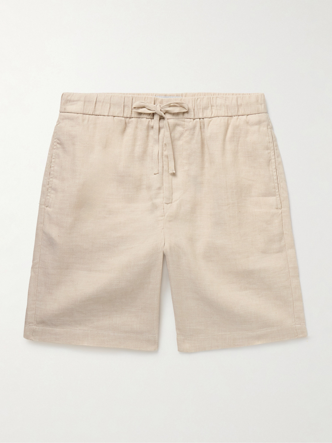 Frescobol Carioca Felipe Straight-Leg Linen and Cotton-Blend Drawstring Shorts - Men