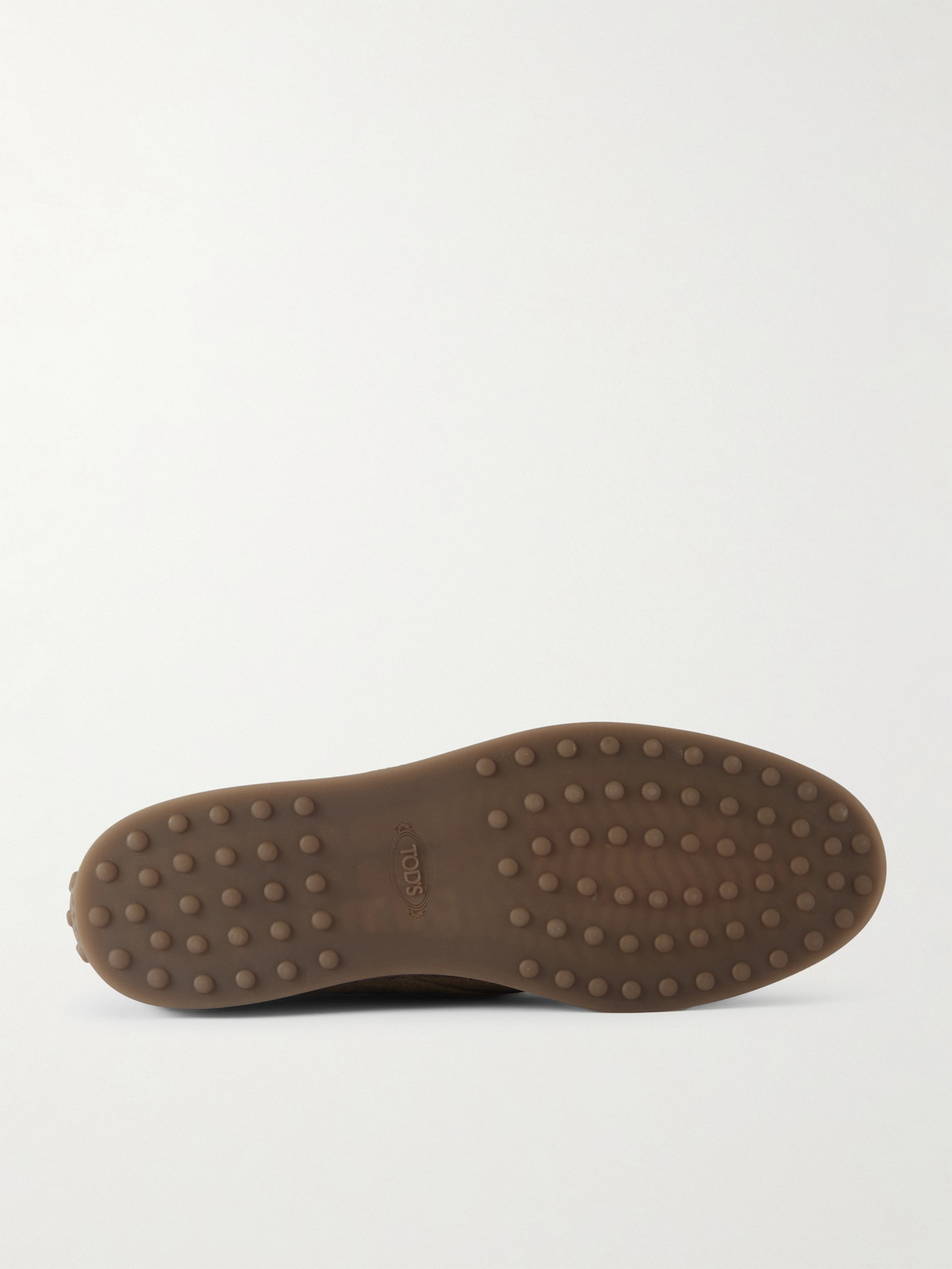 Tod's Raffia-trimmed Suede Desert Boots