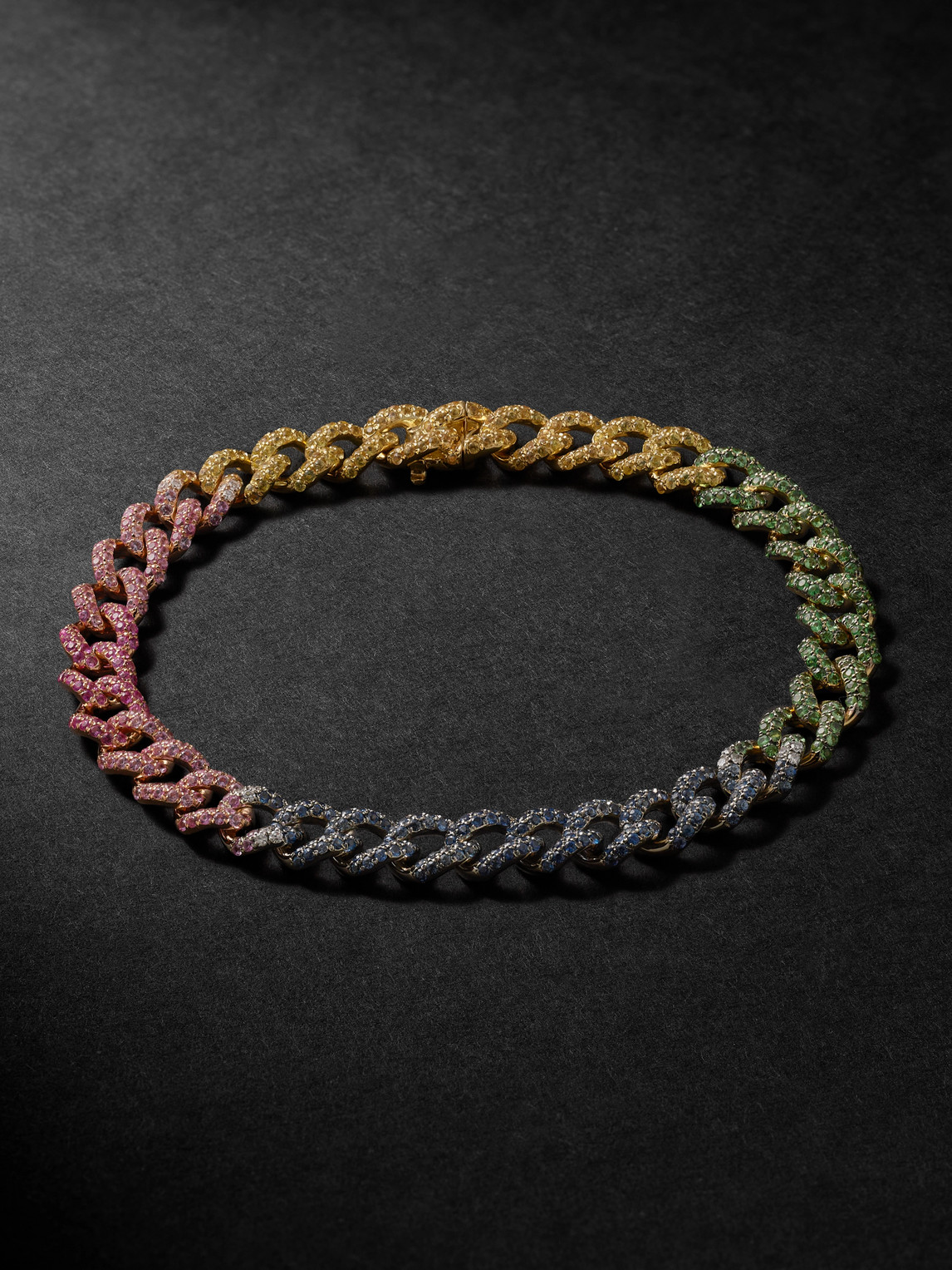 Shay 18-karat Gold Multi-stone Bracelet