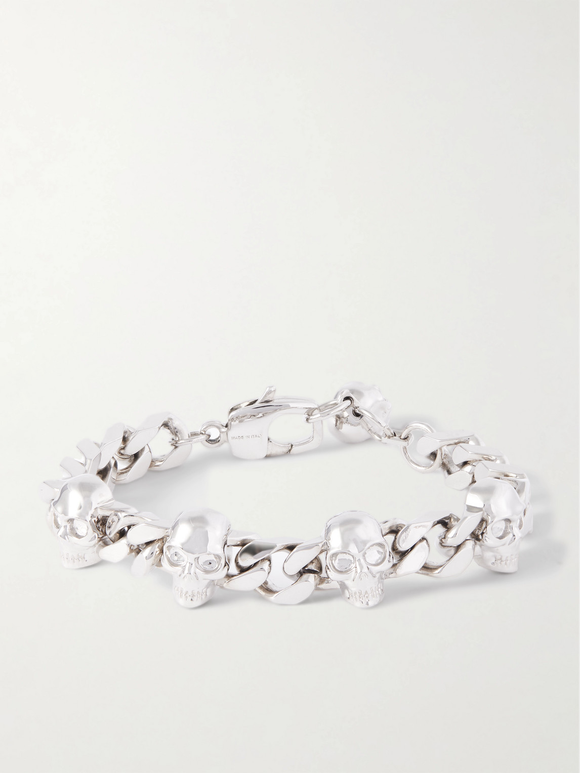 Alexander Mcqueen Silver-tone Chain Bracelet