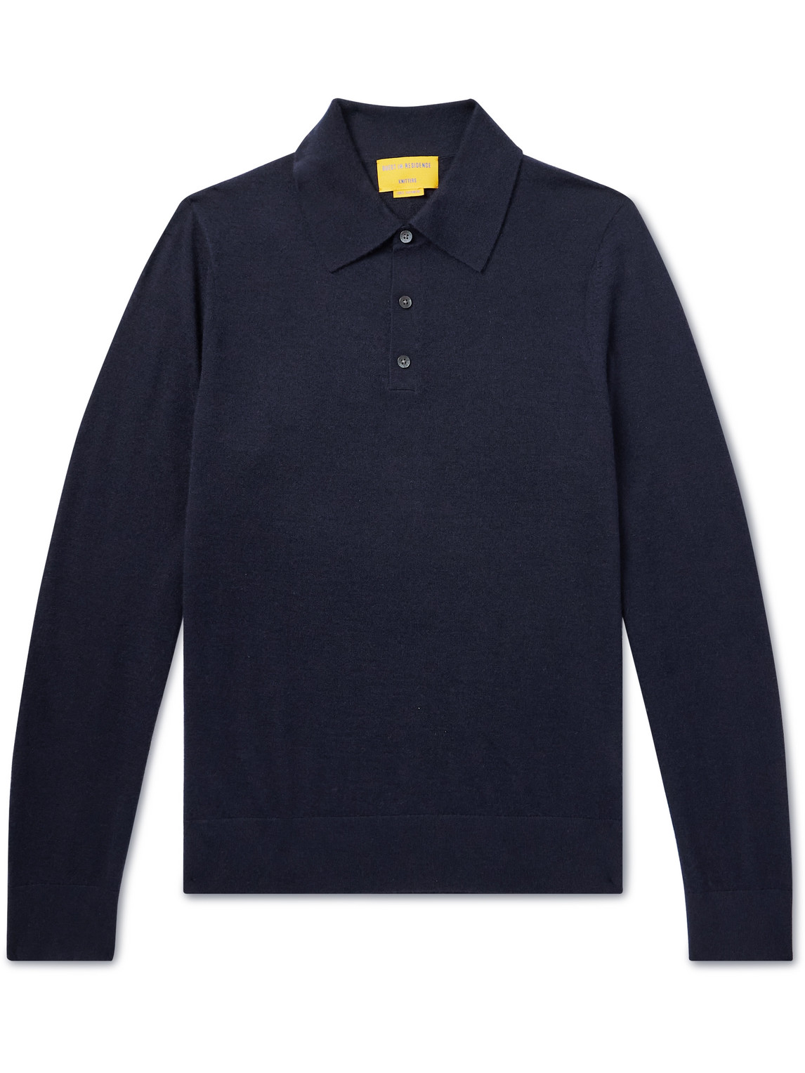 Airy Cashmere Polo Shirt