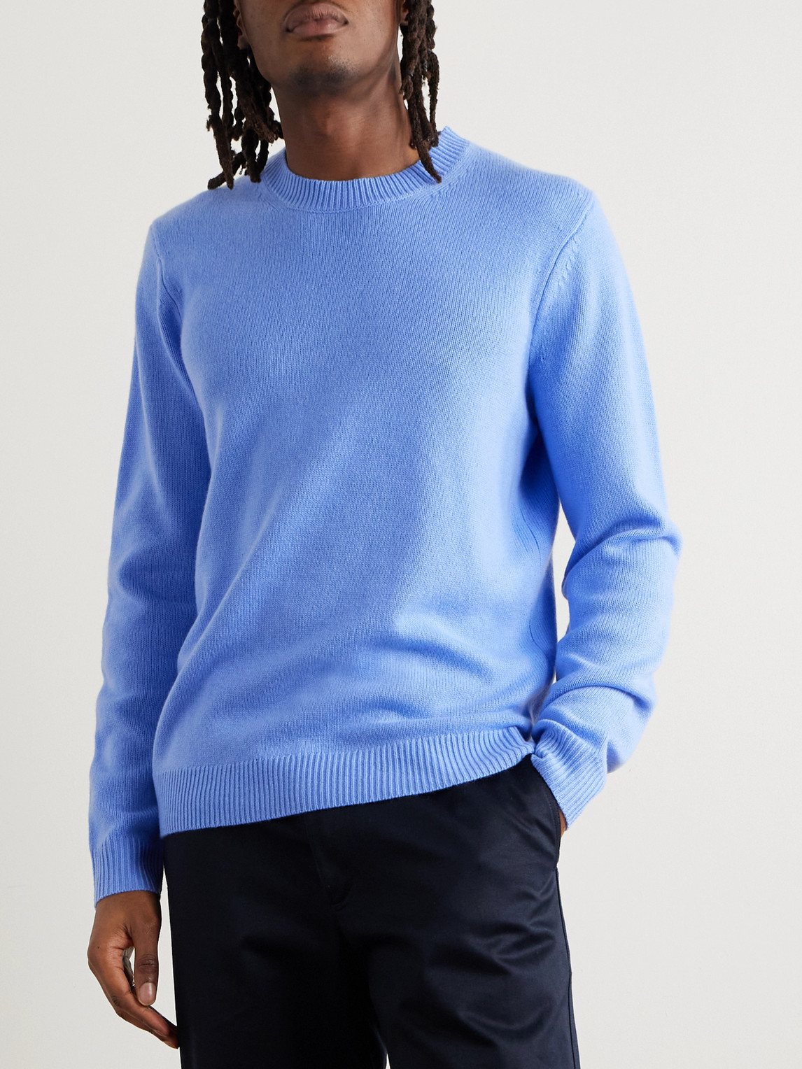 Guest In Residence All Day Cashmere Sweater In Blue