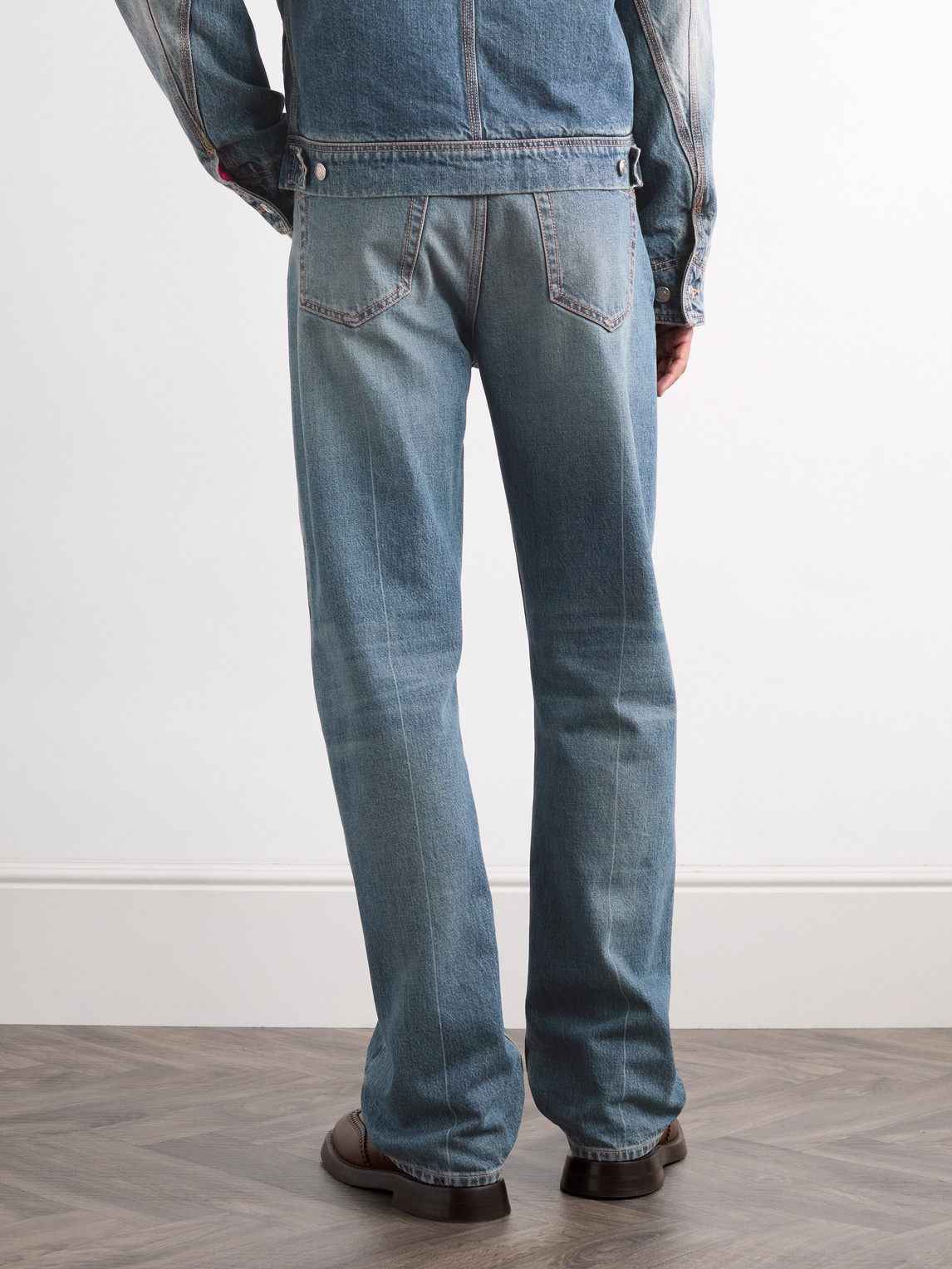 Alexander Mcqueen Straight-leg Jeans In Blue