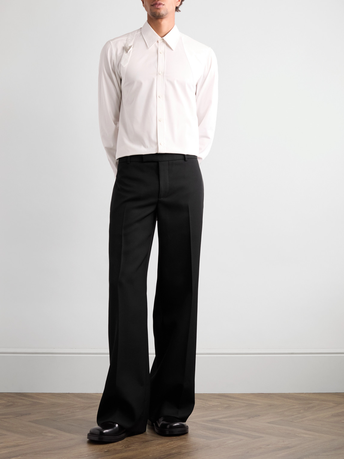 Alexander McQueen Straight-Leg Wool Trousers - Men