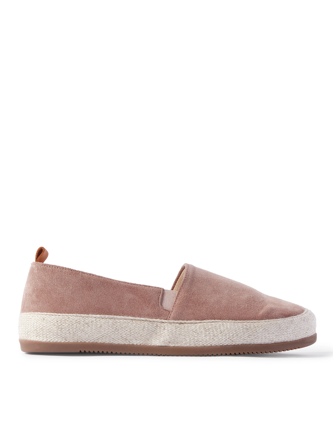 Mulo Suede Espadrilles In Pink