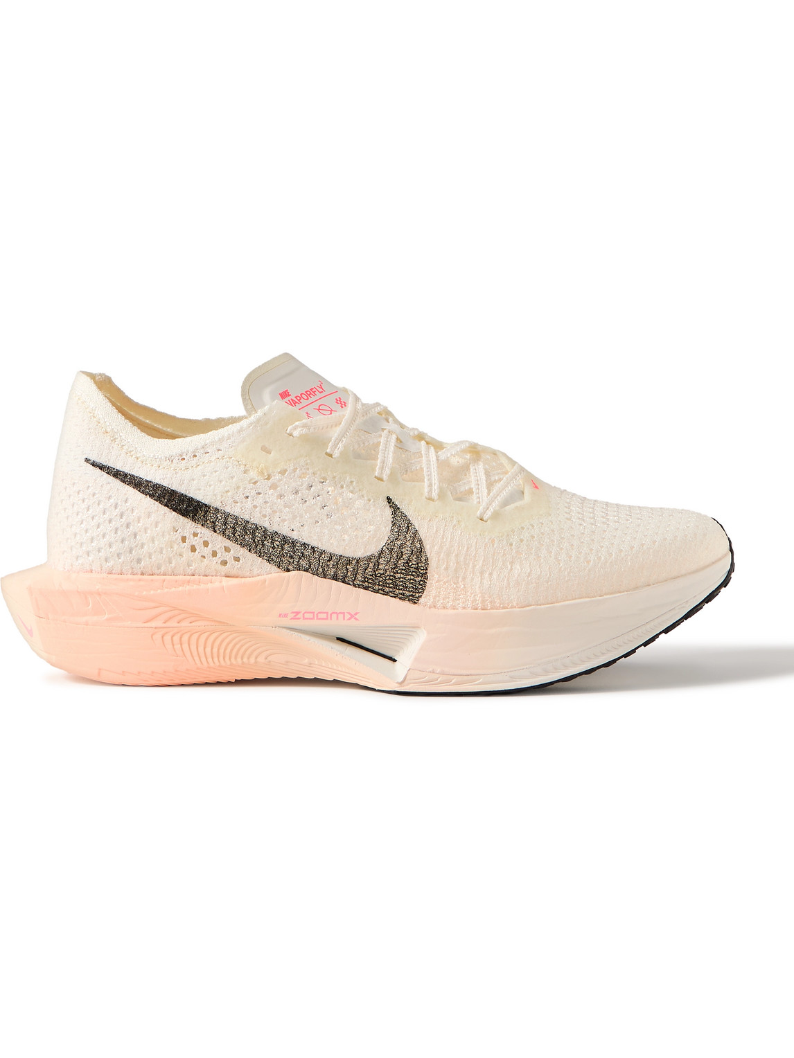 Nike Zoomx Vaporfly 3 Flyknit Running Sneakers In Neutrals