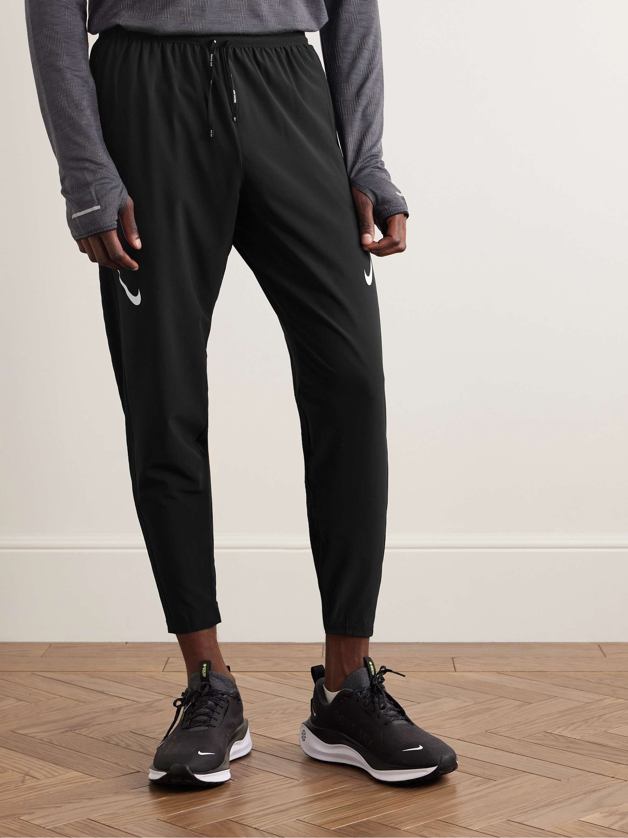 NIKE RUNNING AeroSwift Slim-Fit Tapered Panelled Dri-FIT ADV