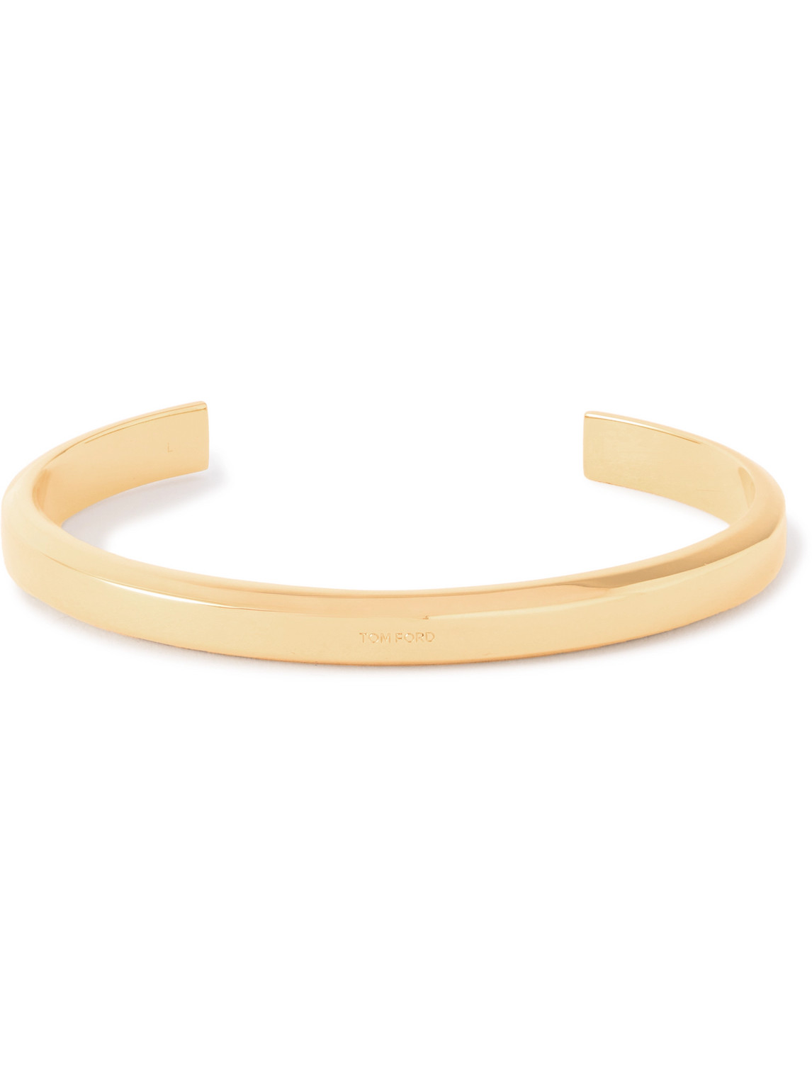 Tom Ford Logo-engraved Gold-tone Cuff