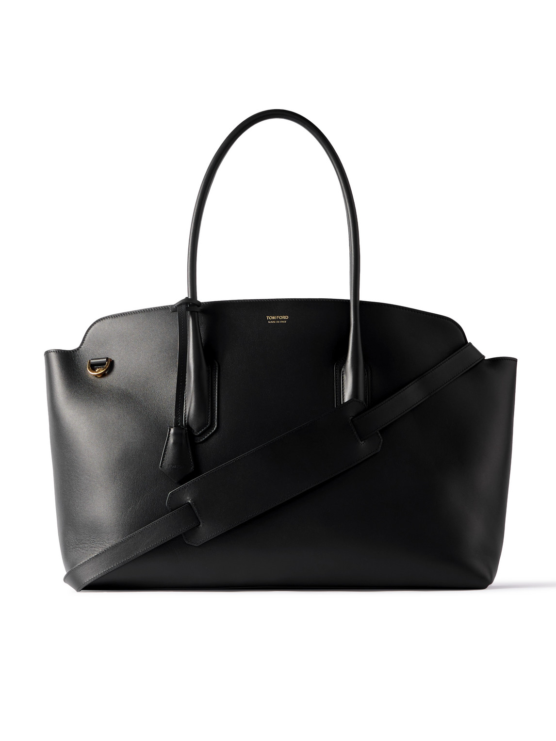 Tom Ford Alexander East West Leather Tote Bag In Black