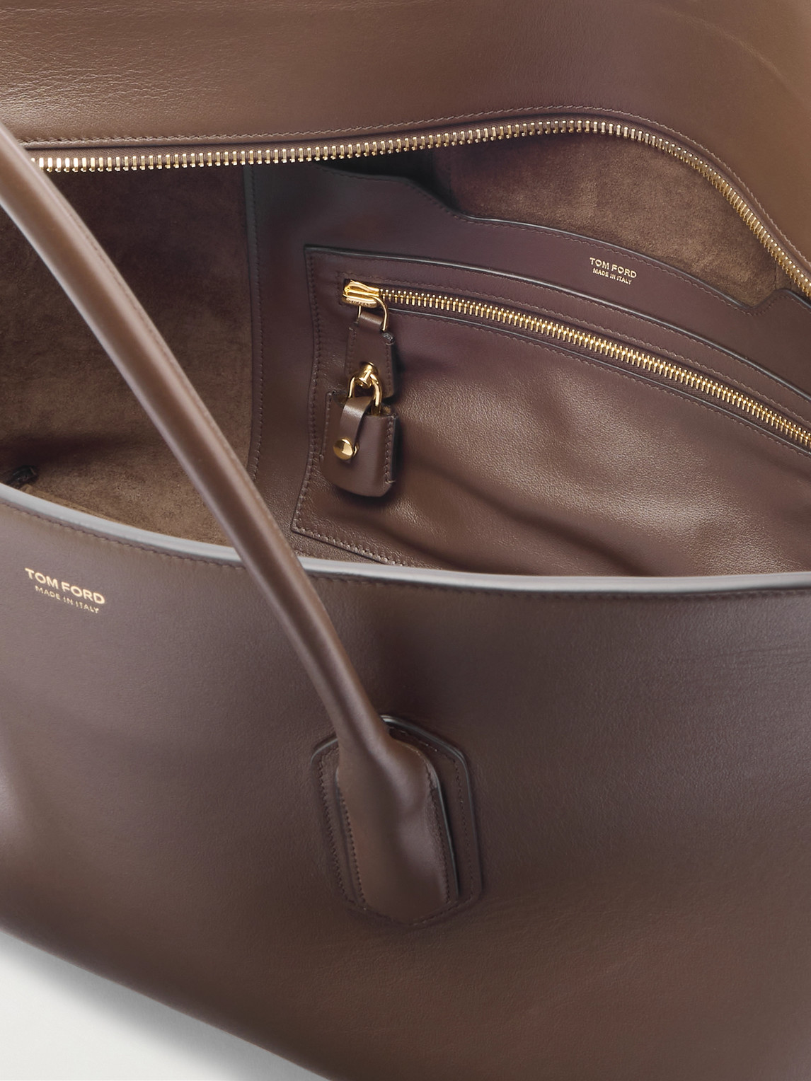 TOM FORD ALEXANDER EAST WEST LEATHER TOTE BAG