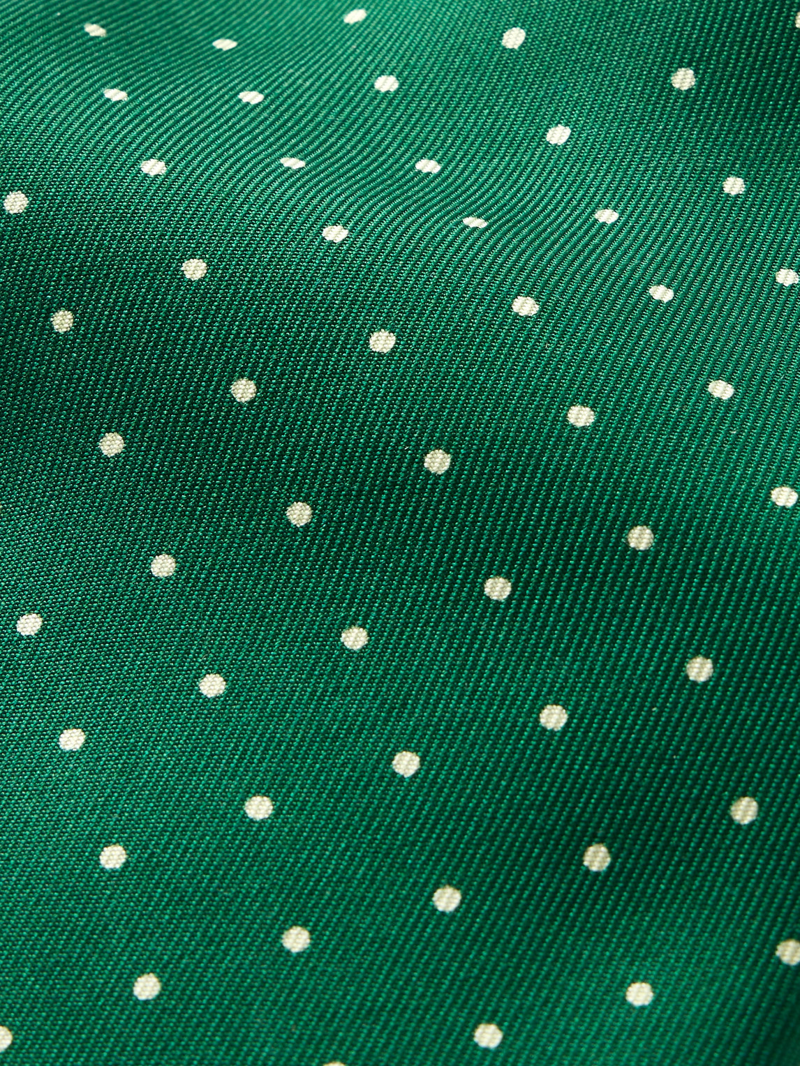 DUNHILL 9.5CM POLKA-DOT SILK-TWILL TIE