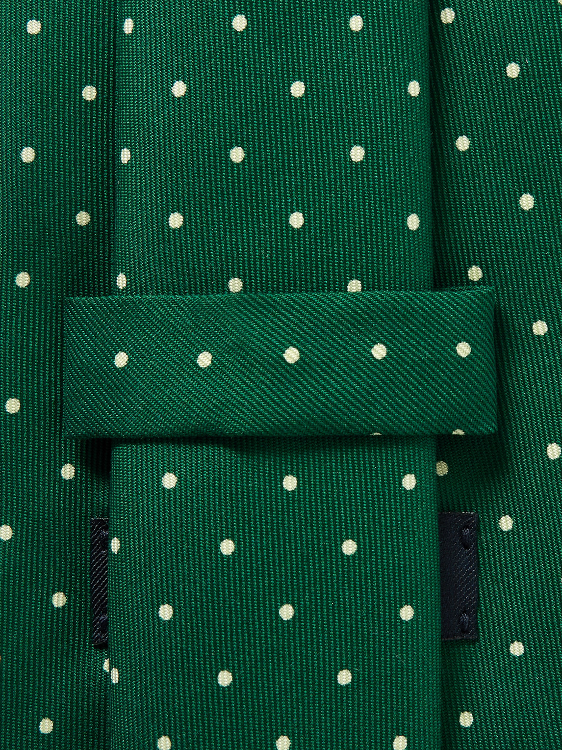 DUNHILL 9.5CM POLKA-DOT SILK-TWILL TIE