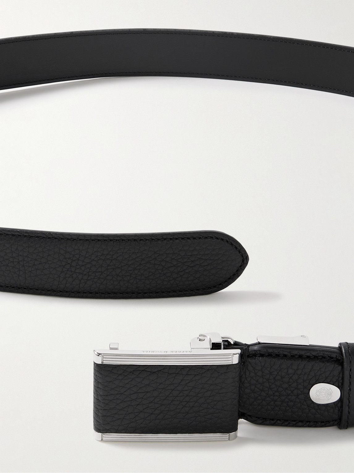 DUNHILL 3CM FULL-GRAIN LEATHER BELT 