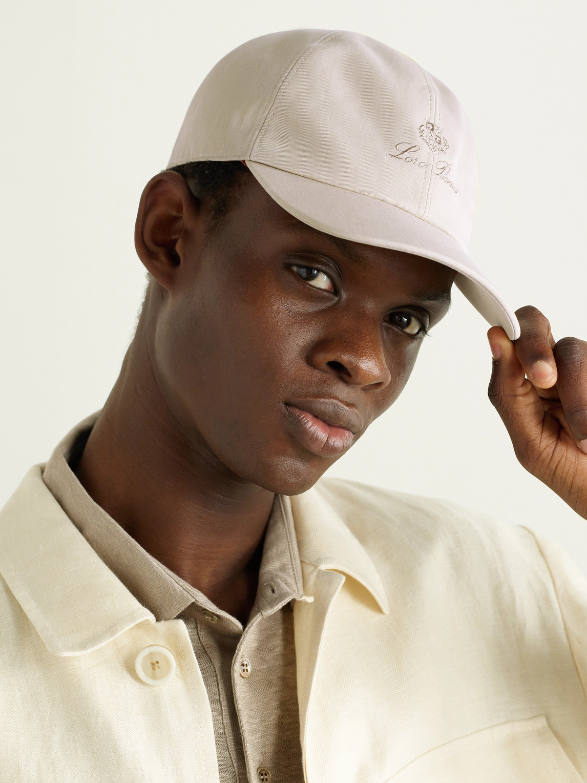 Loro Piana Logo-embroidered Rain System® Cotton-blend Twill Baseball Cap