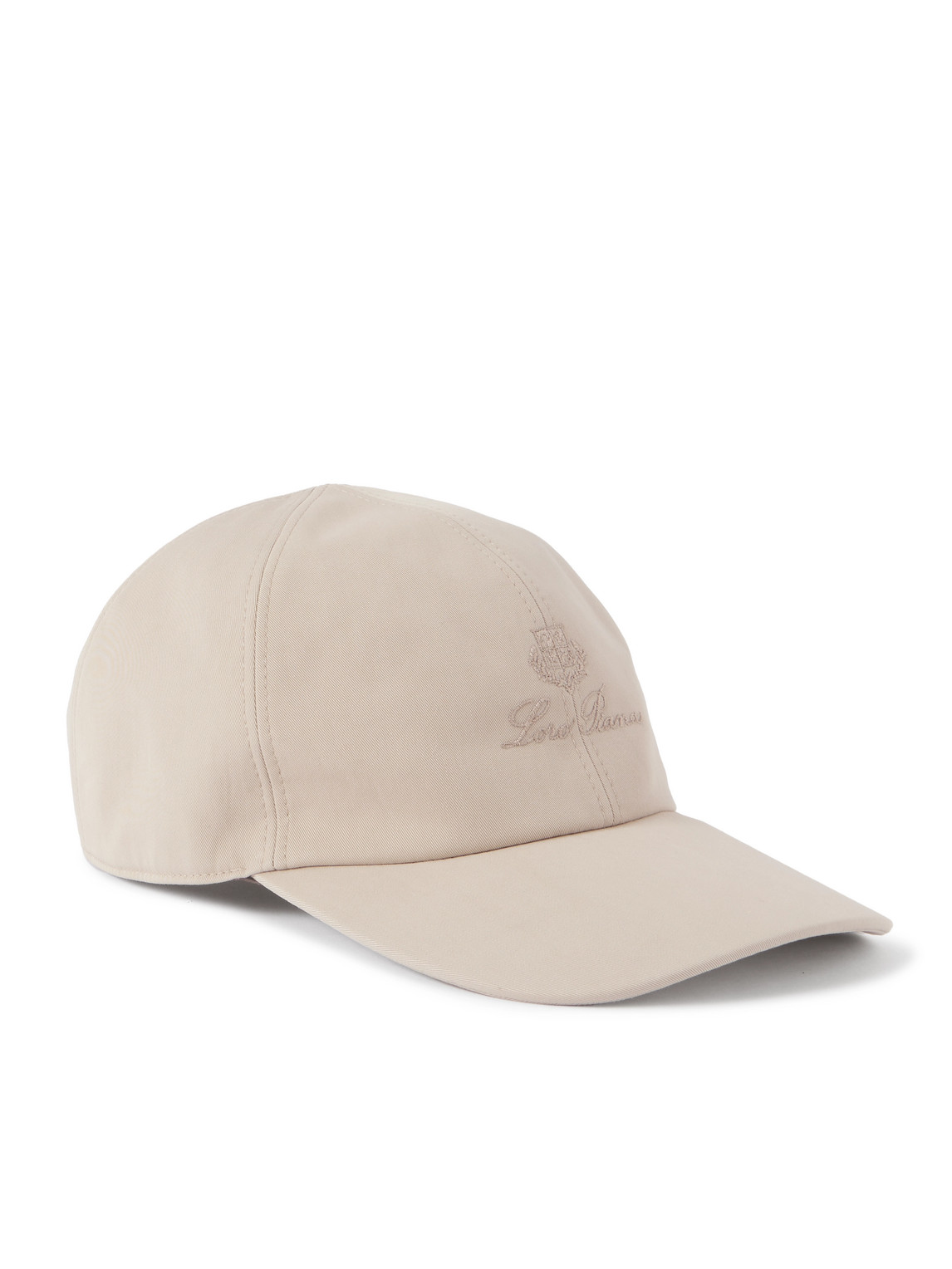 Loro Piana Logo-embroidered Rain System® Cotton-blend Twill Baseball Cap