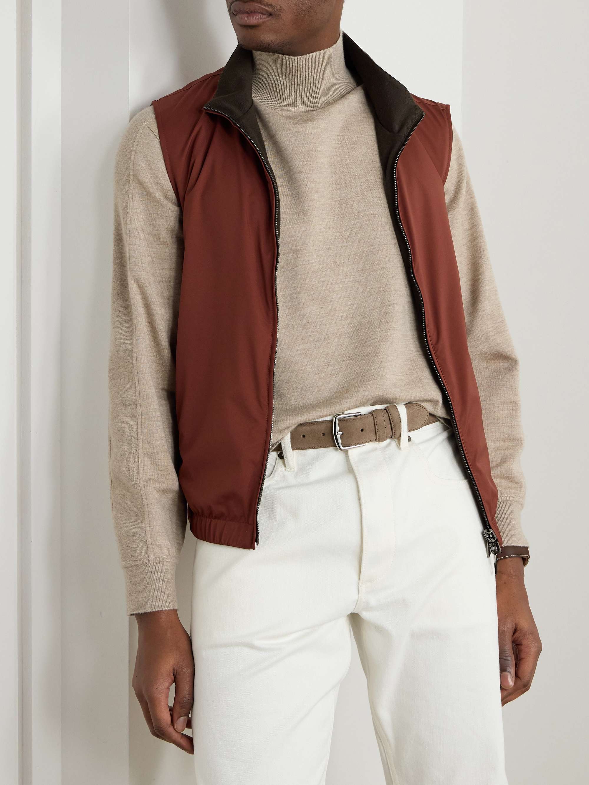 LORO PIANA 3.5cm Suede Belt