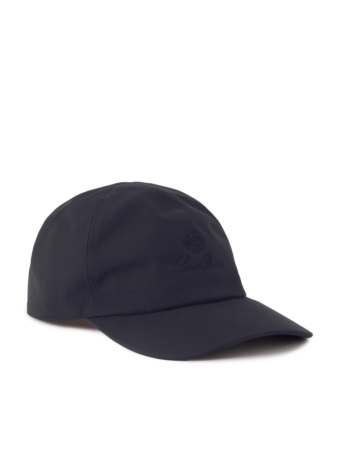 Loro Piana Logo-embroidered Rain System® Cotton-blend Twill Baseball Cap