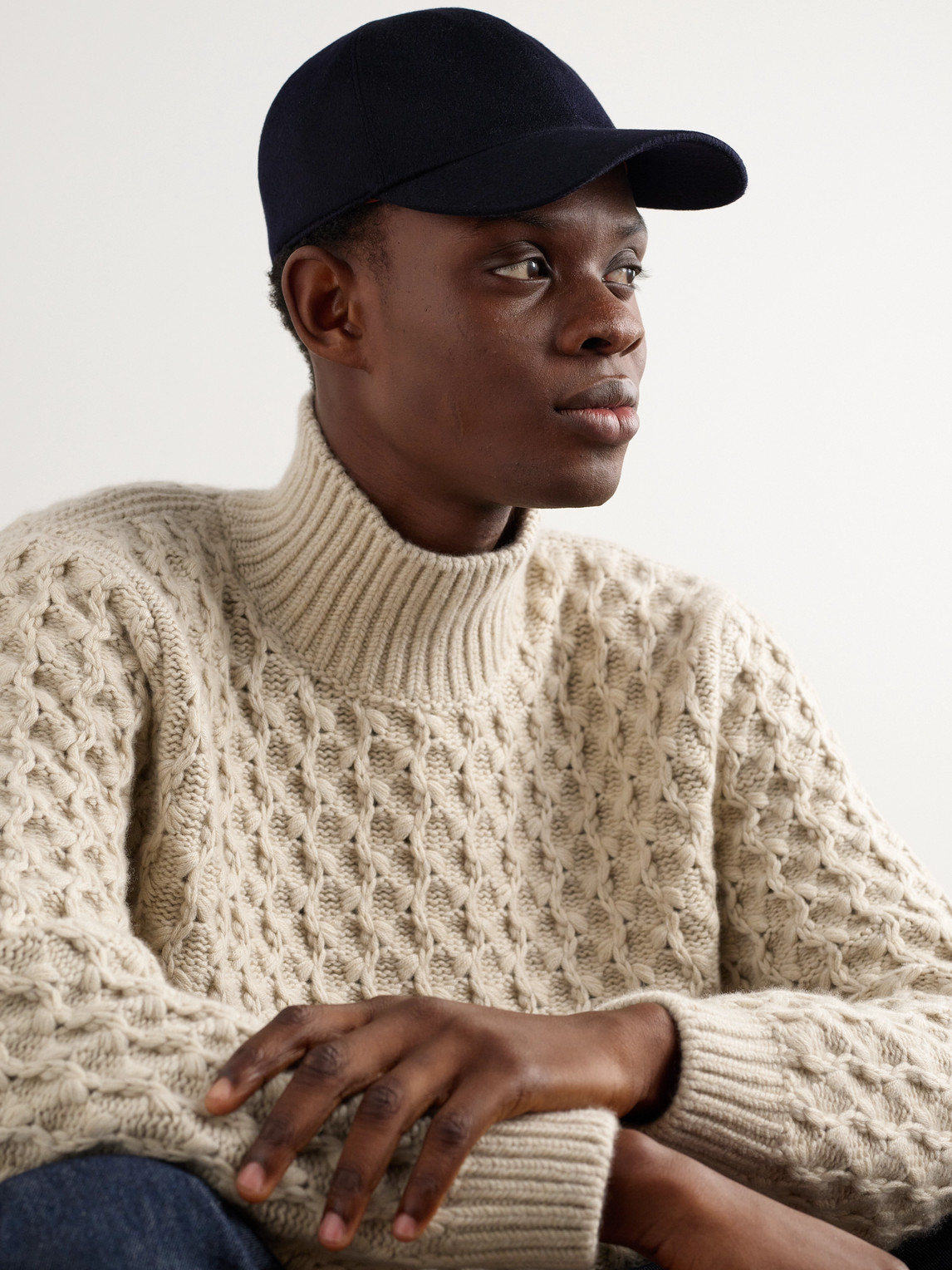 Ivy Cashmere Baseball Cap — 2