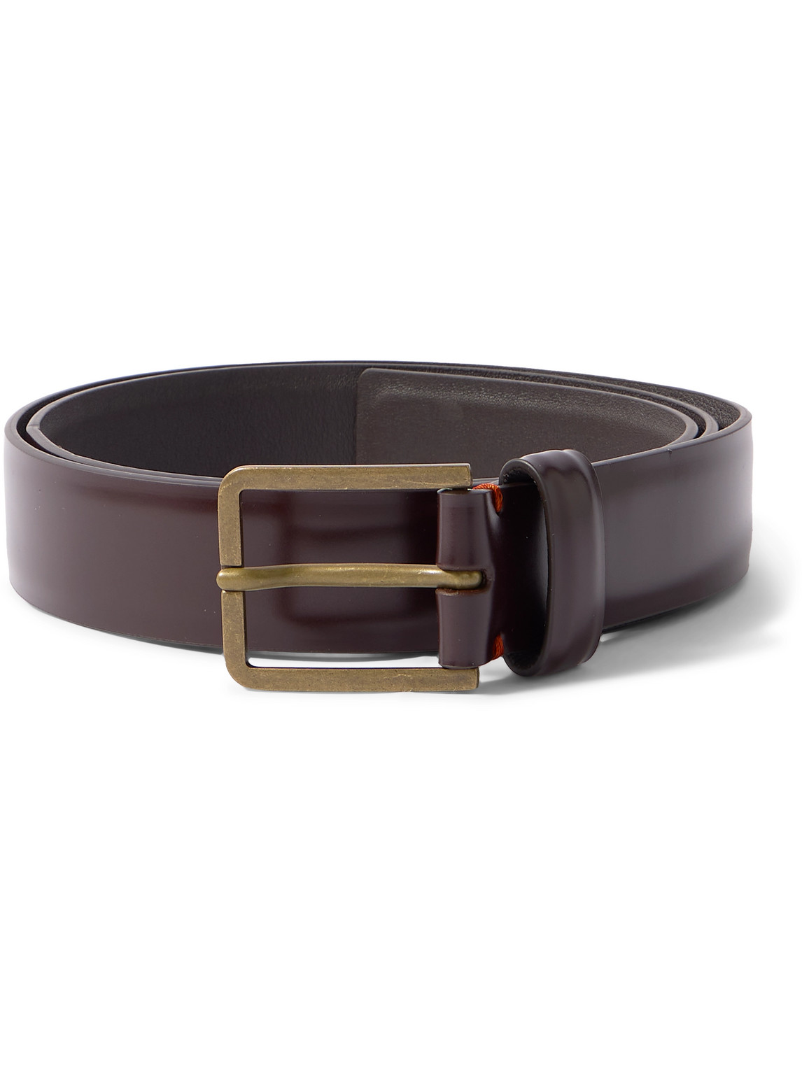 Loro Piana Rory 3cm Leather Belt In Brown