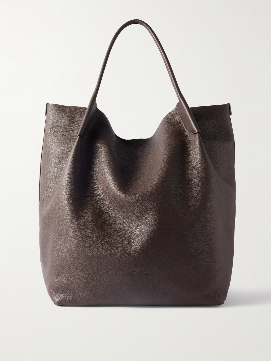 Loro Piana Bale Extra-Large Full-Grain Leather Tote Bag - Men