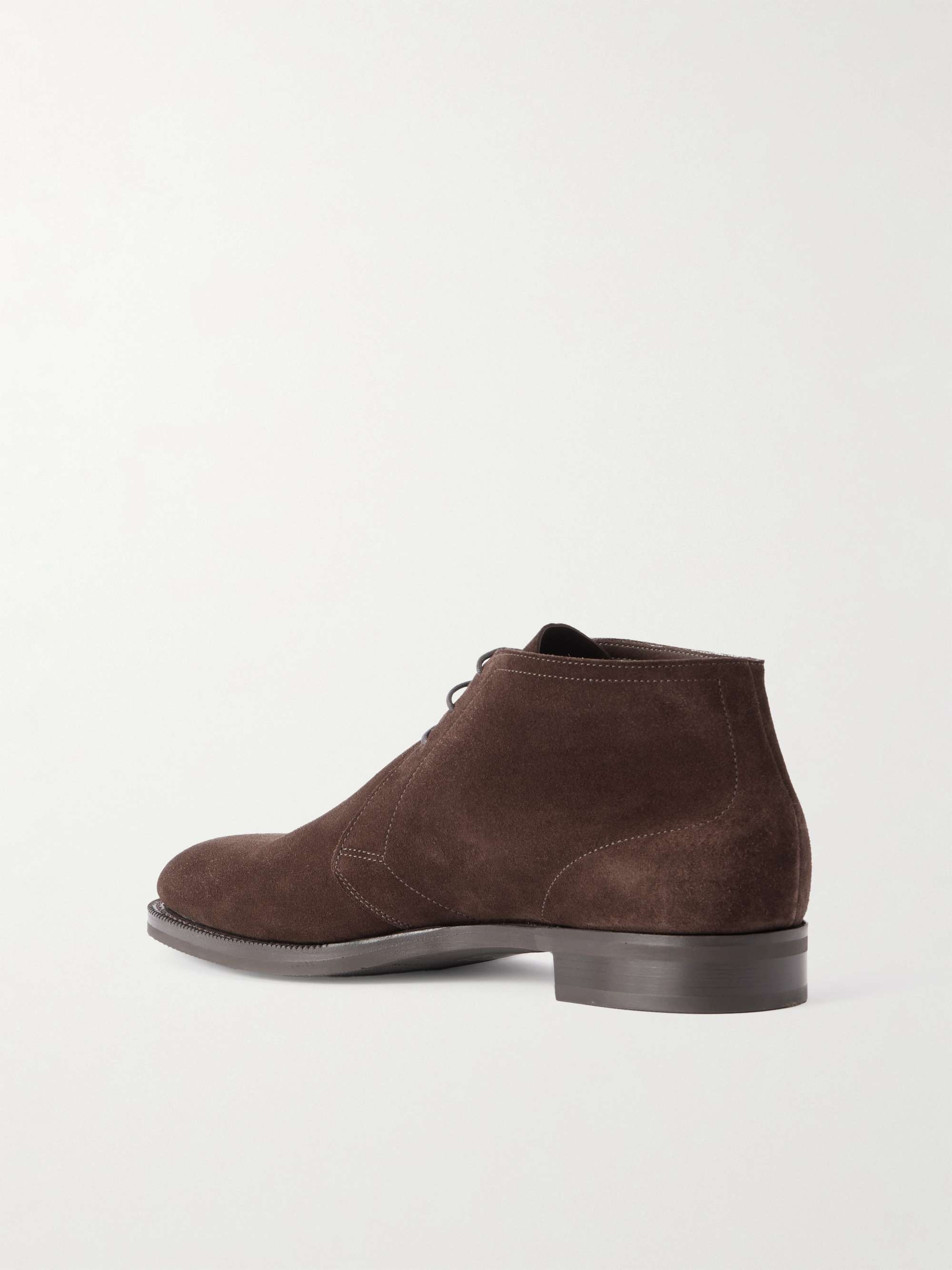 EDWARD GREEN Shanklin Suede Desert Boots