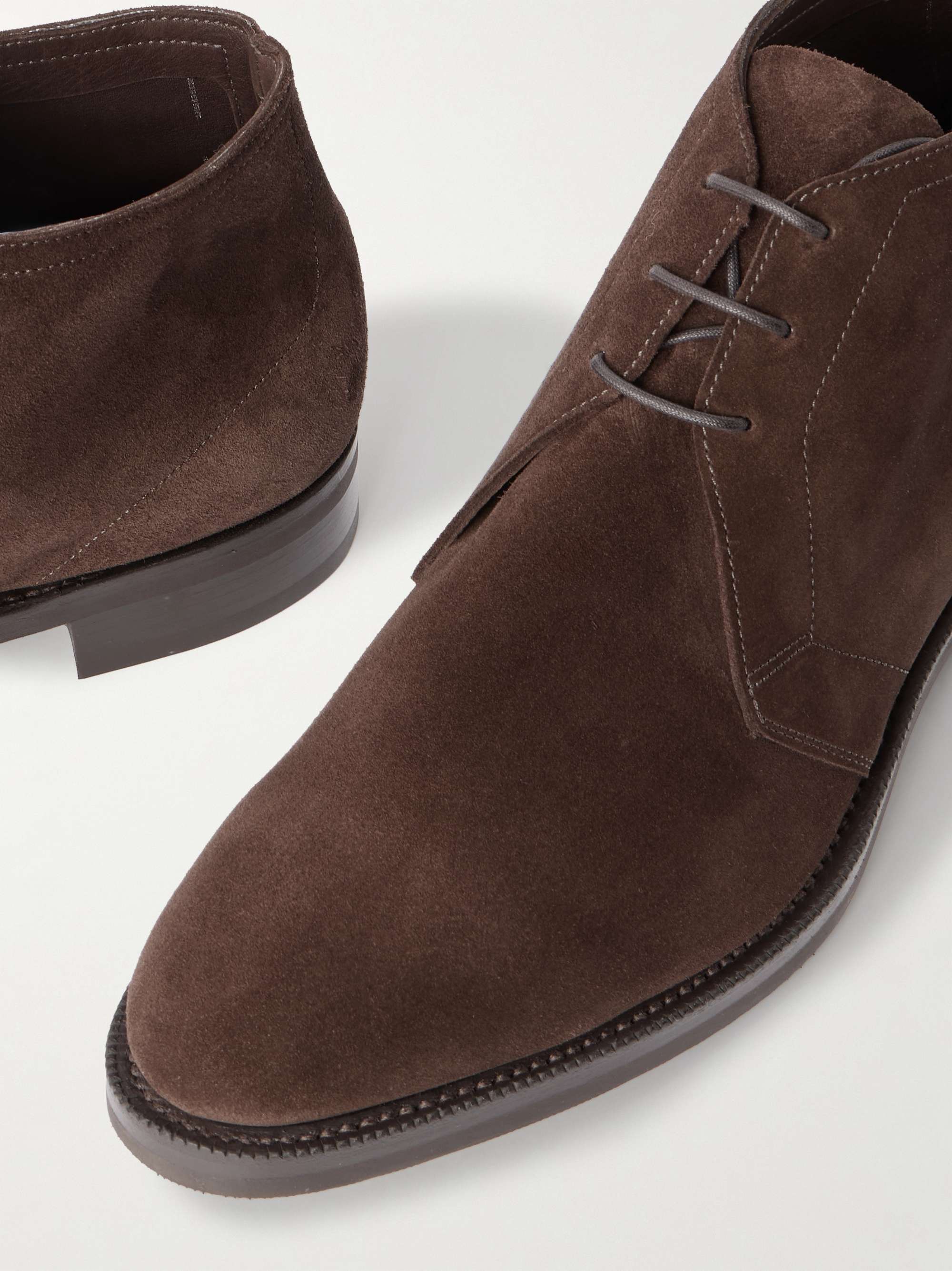 EDWARD GREEN Shanklin Suede Desert Boots