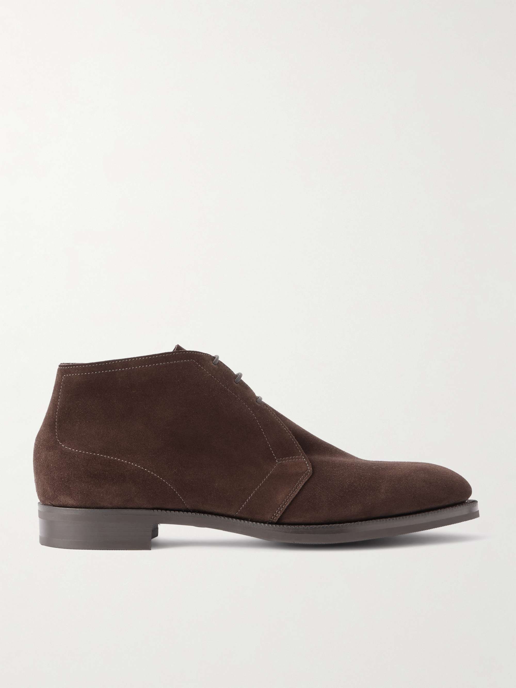 EDWARD GREEN Shanklin Suede Desert Boots