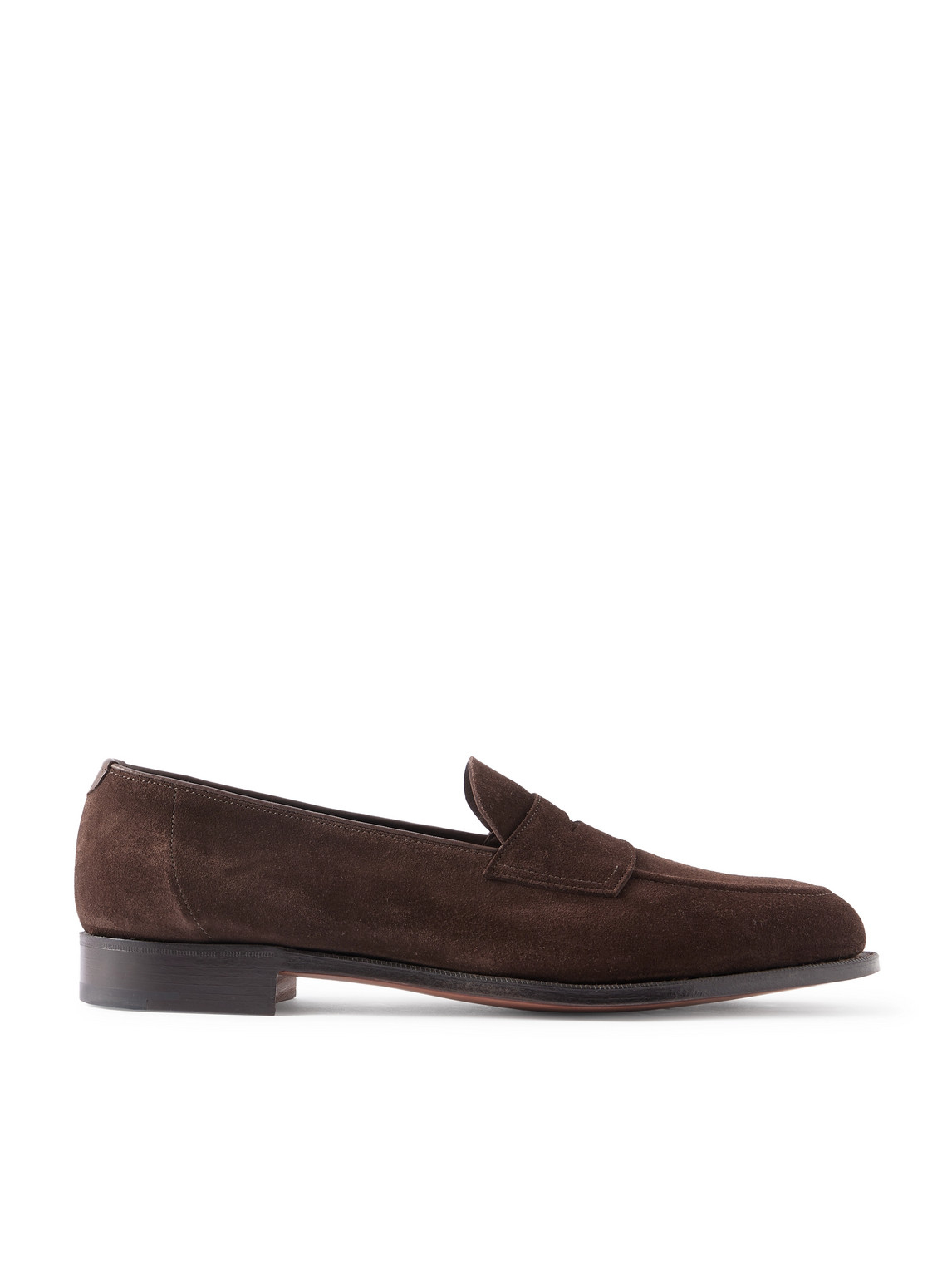 Edward Green Piccadilly Suede Penny Loafers