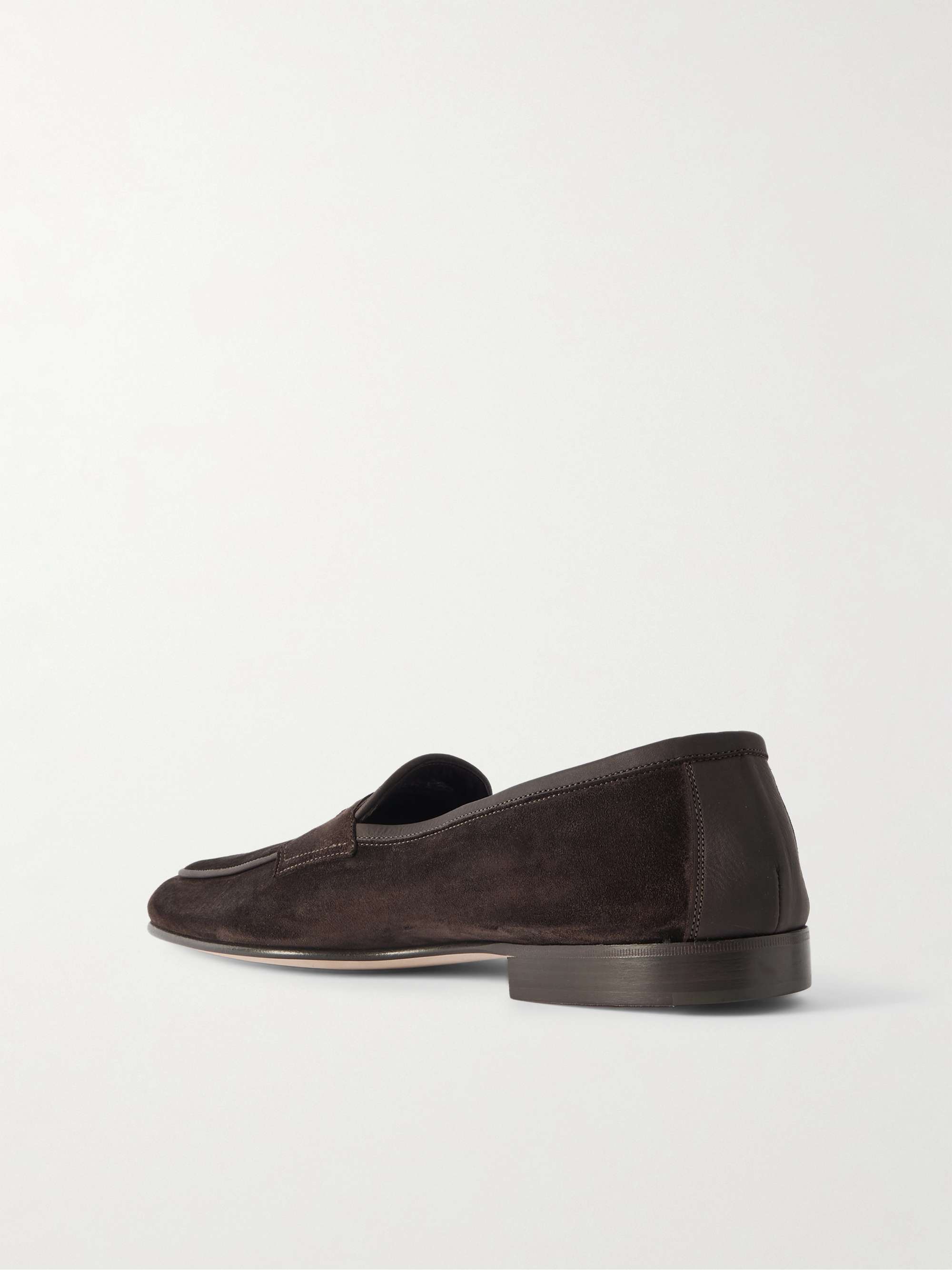 EDWARD GREEN Polperro Suede Penny Loafers