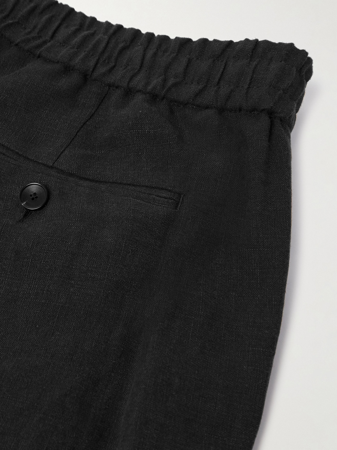 Mr P. - James Straight-Leg Linen Drawstring Trousers