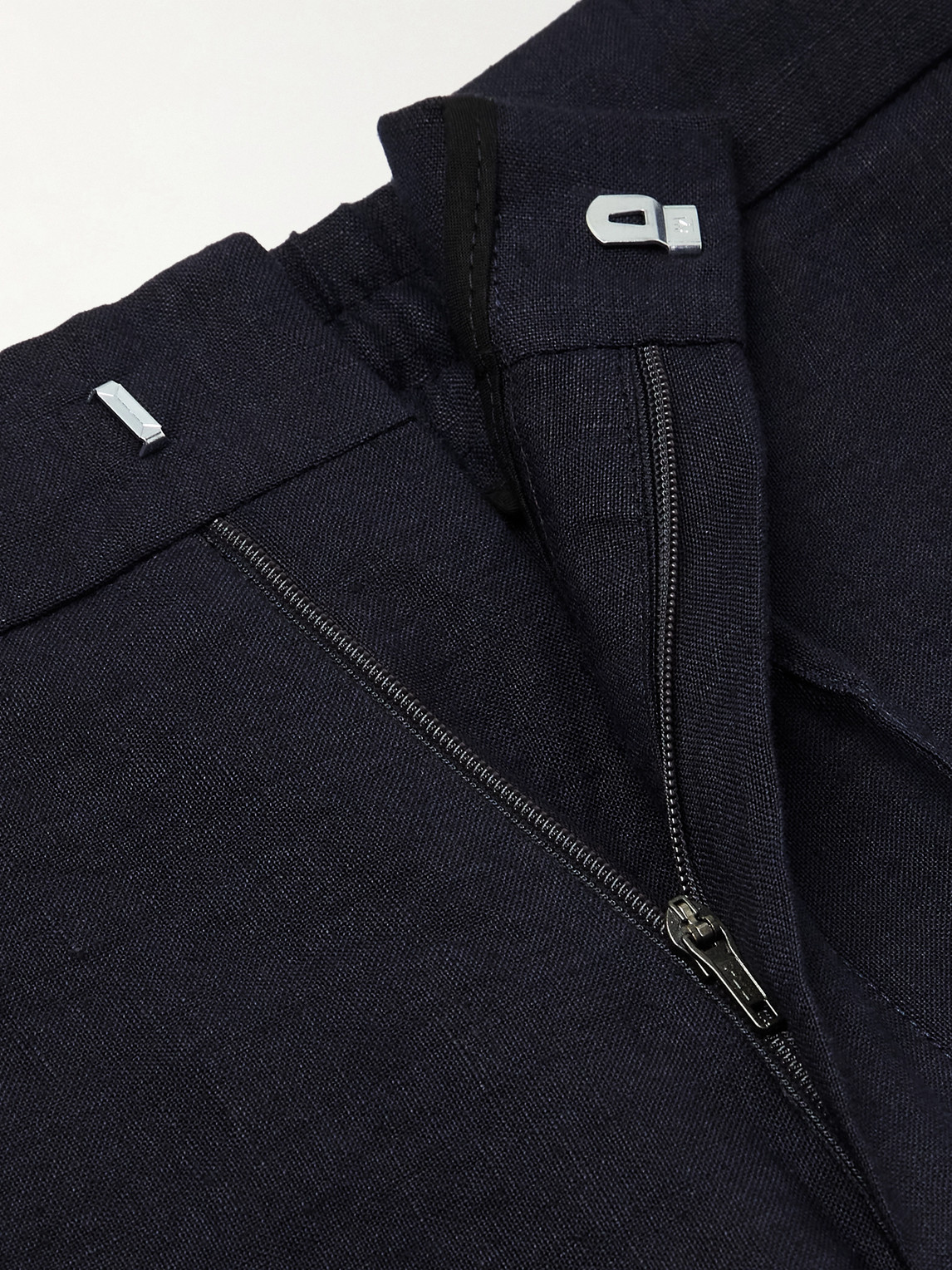 Mr P. - James Straight-Leg Linen Drawstring Trousers