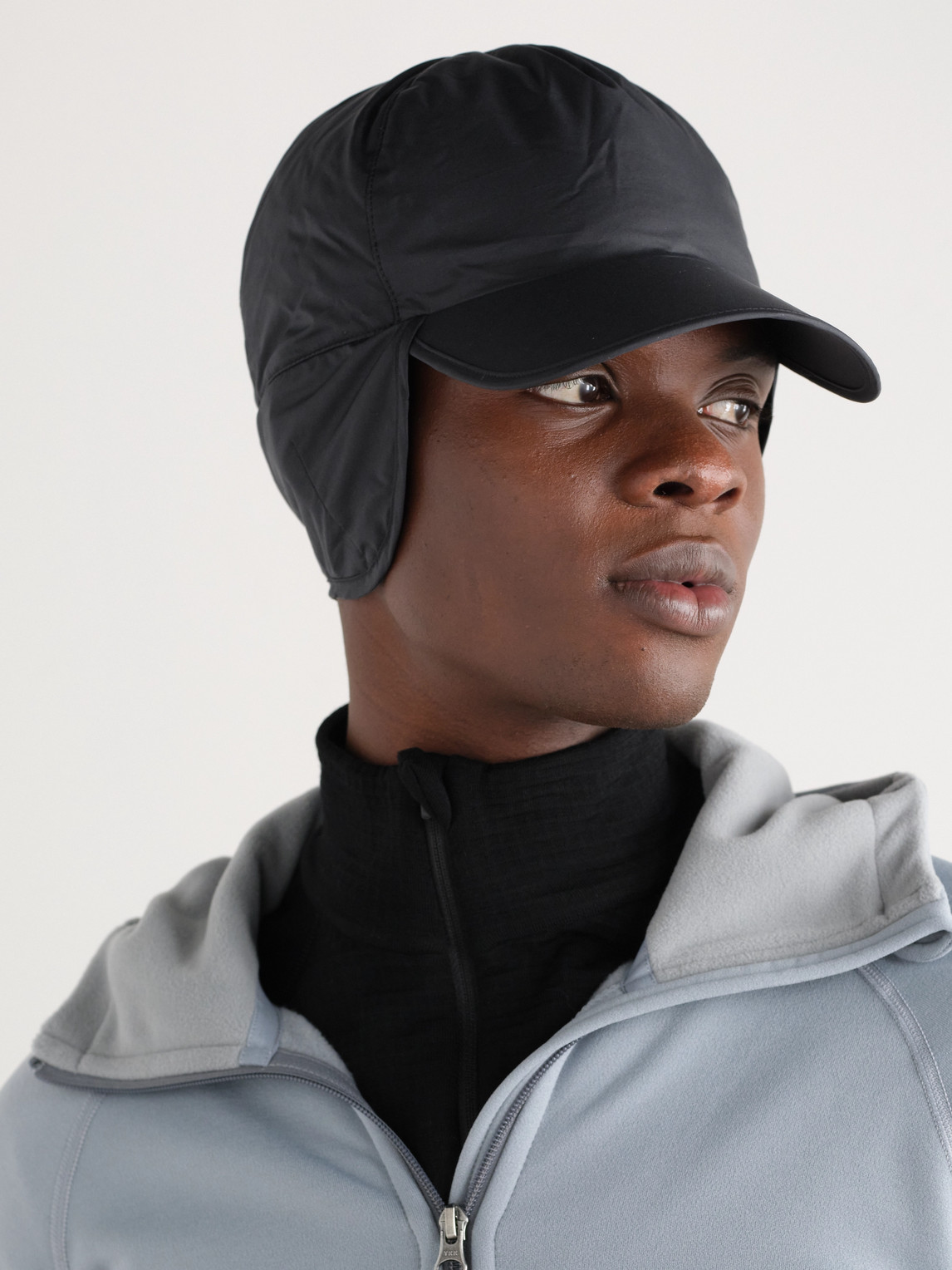 HOUDINI DUNFRI PADDED RECYCLED-SHELL SKI CAP 
