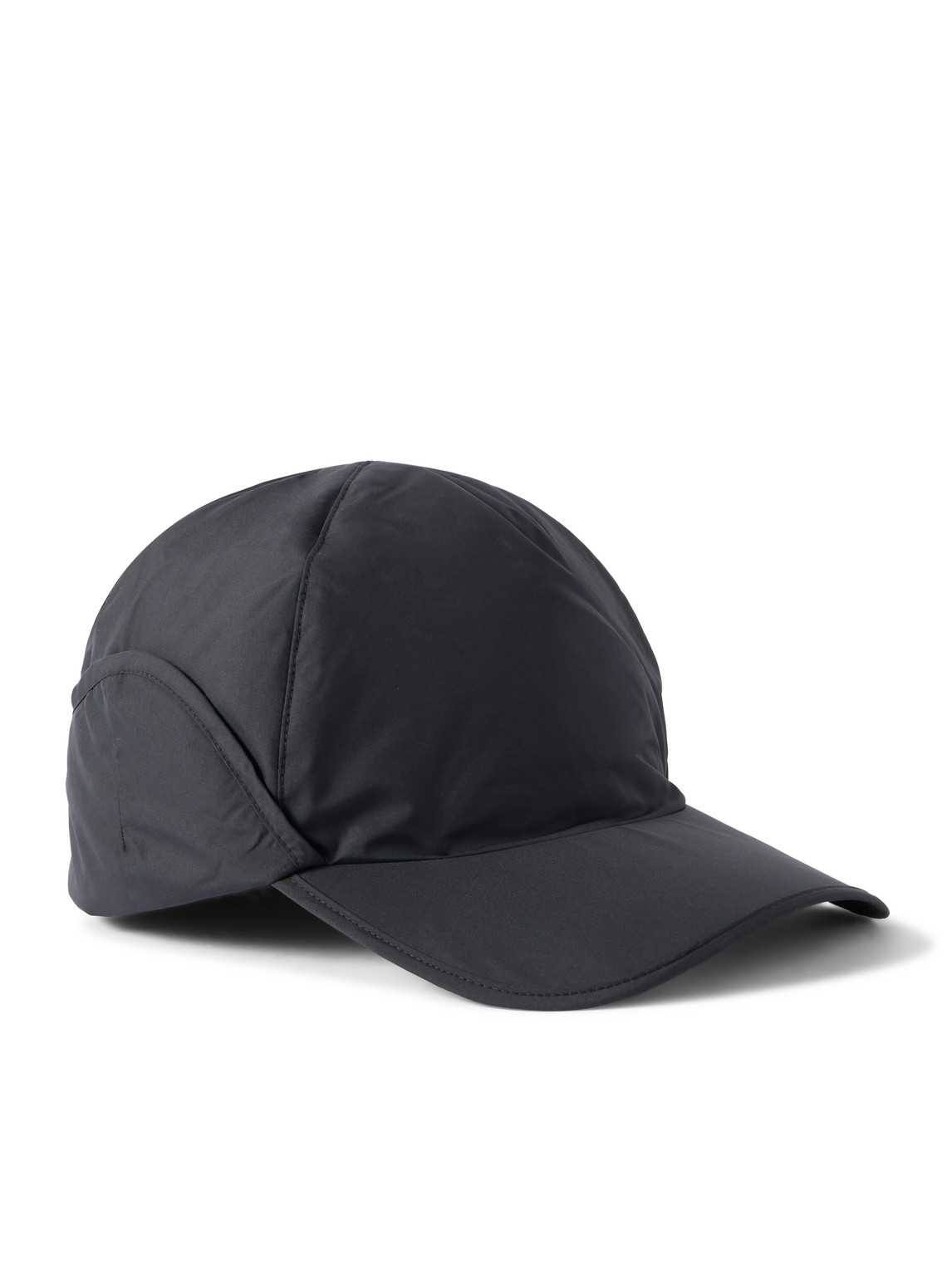 Houdini Dunfri Padded Recycled-shell Ski Cap In Black