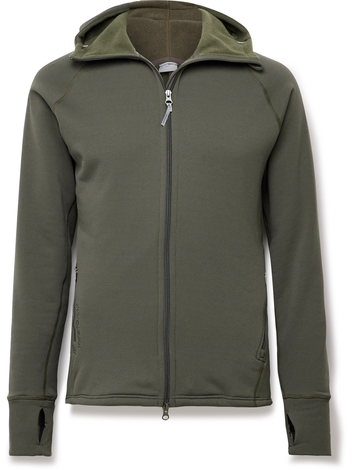 Power Houdi Slim-Fit Polartec® Power Stretch® Pro™ Fleece Ski Hooded Base Layer